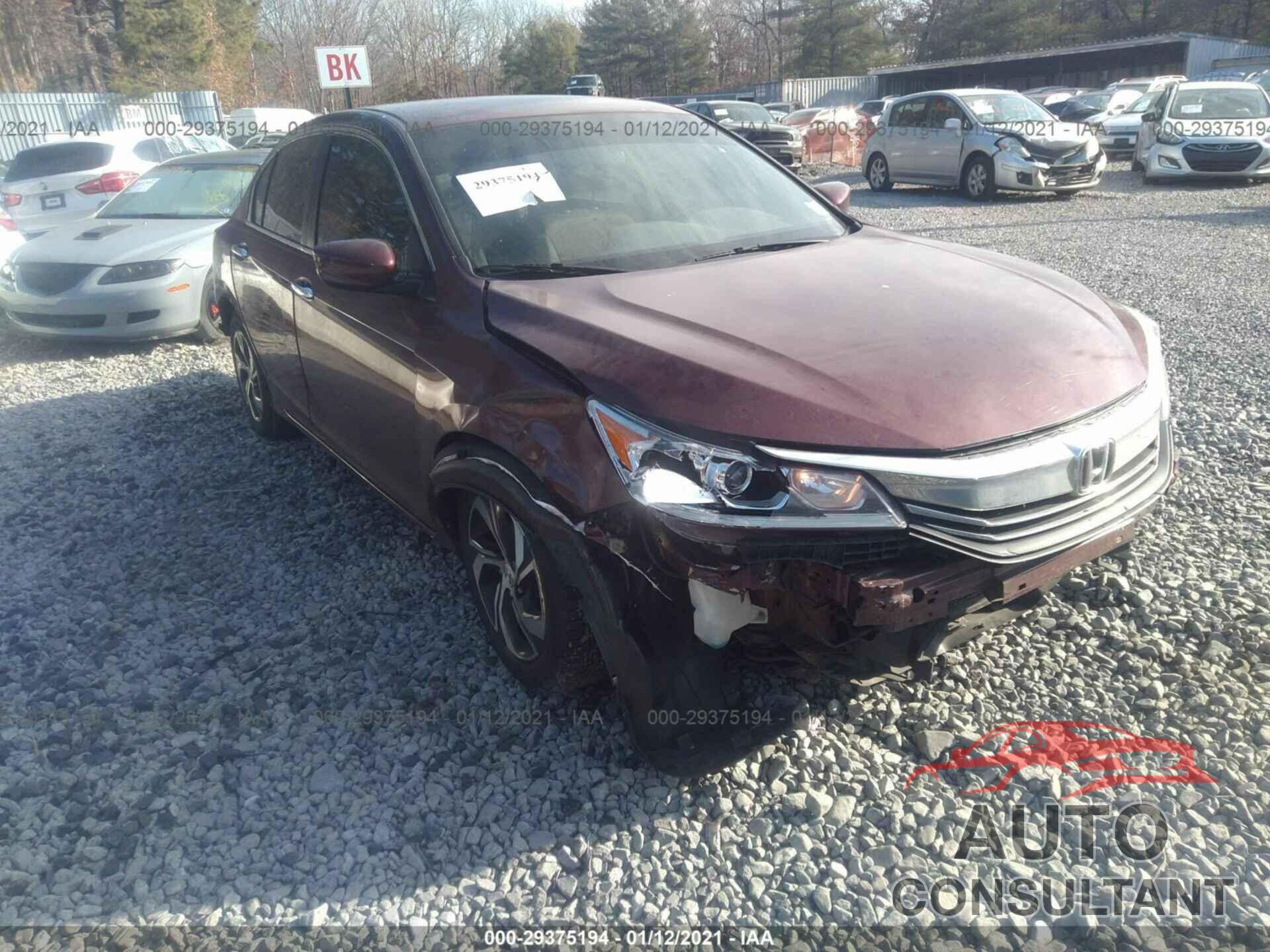 HONDA ACCORD SEDAN 2017 - 1HGCR2F3XHA308641