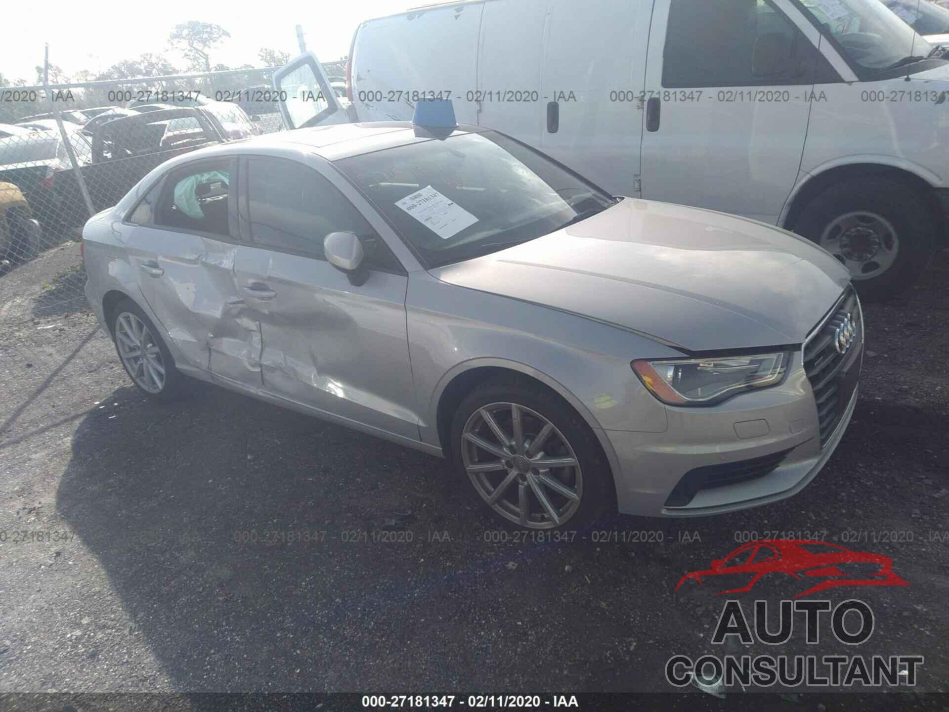 AUDI A3 2016 - WAUB8GFF7G1022813