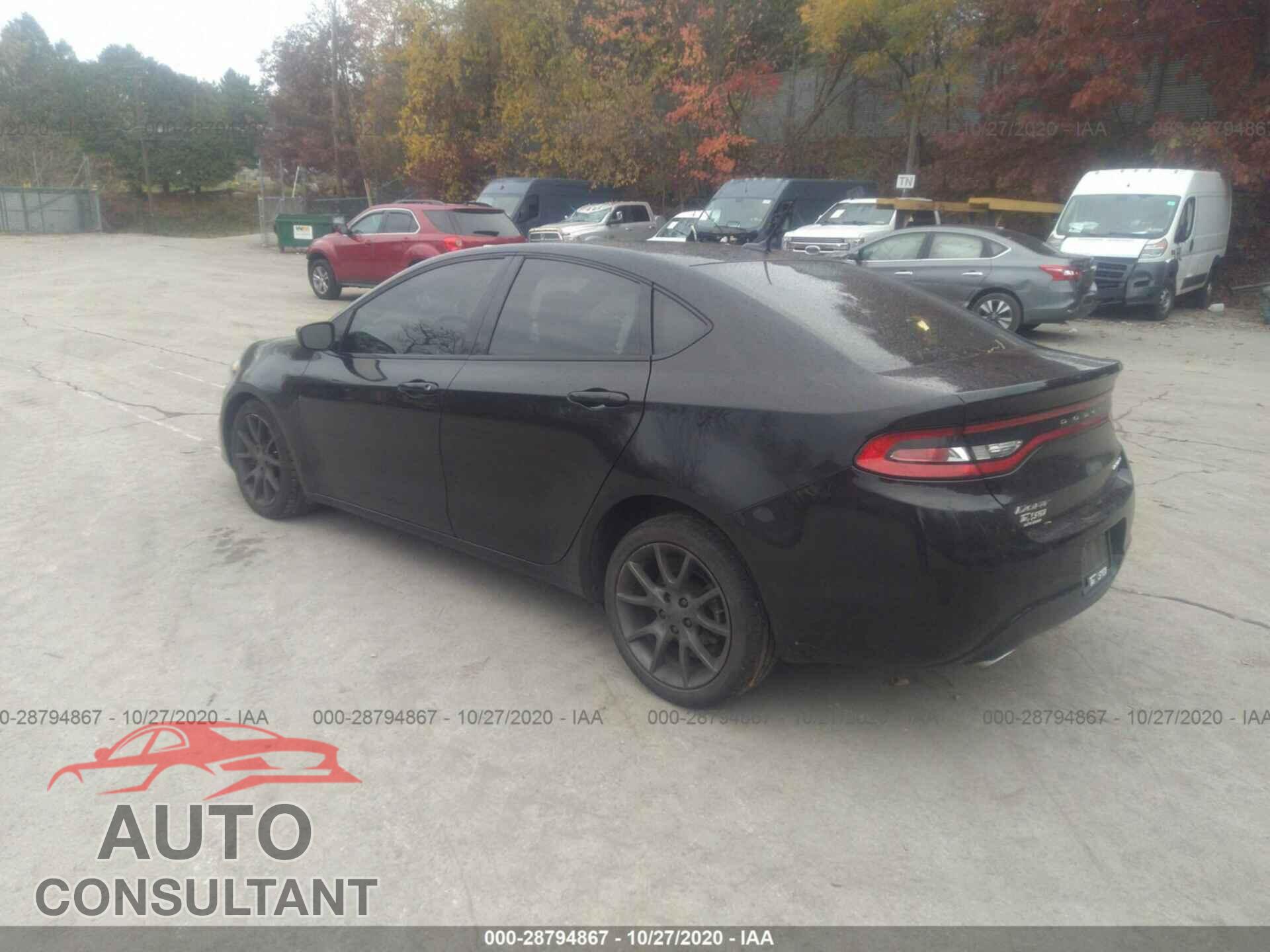 DODGE DART 2016 - 1C3CDFBB2GD531646
