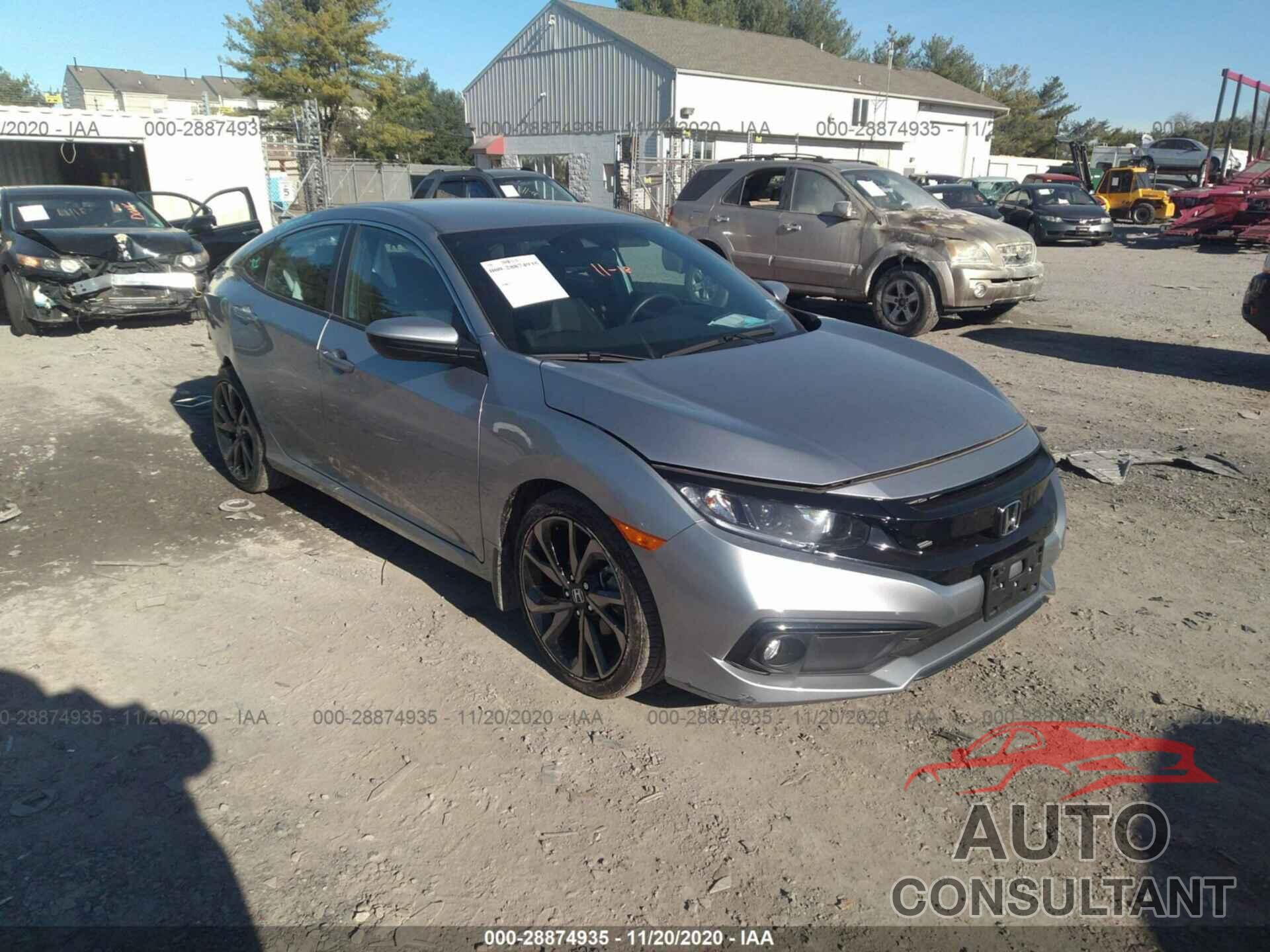 HONDA CIVIC SEDAN 2020 - 2HGFC2F89LH541673