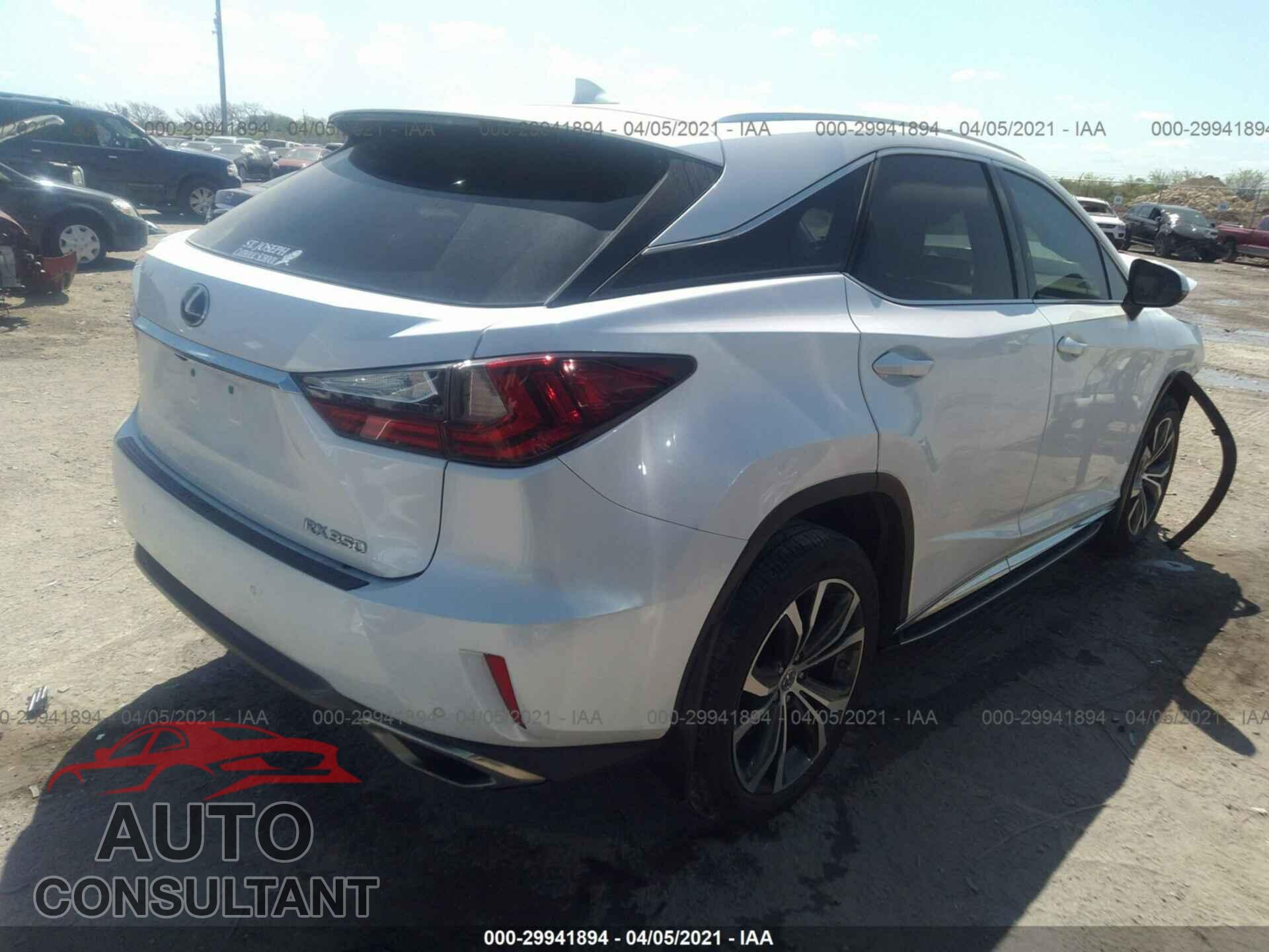 LEXUS RX 2017 - 2T2ZZMCA4HC056349