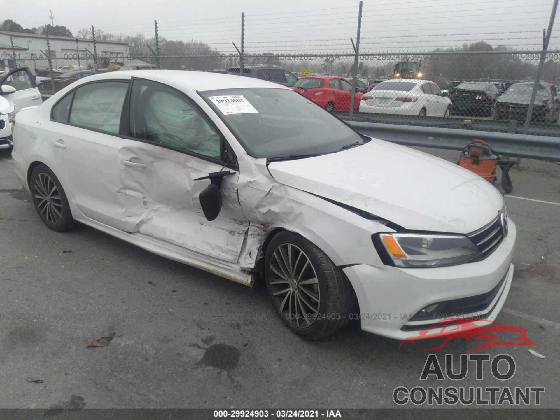 VOLKSWAGEN JETTA SEDAN 2016 - 3VWD17AJ4GM269590