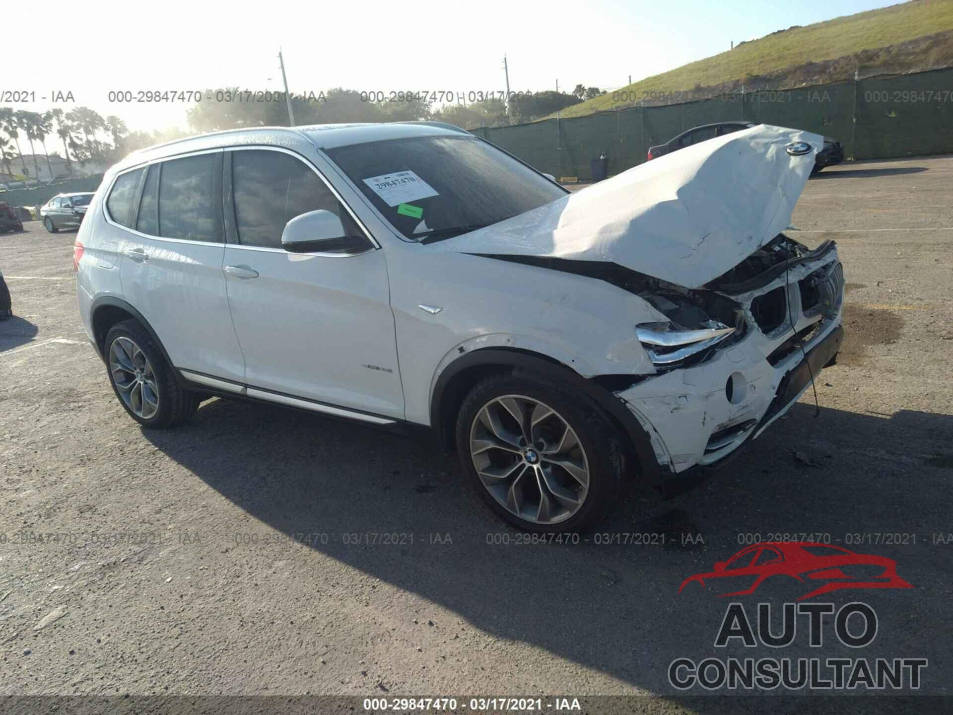 BMW X3 2017 - 5UXWZ7C32H0V88427