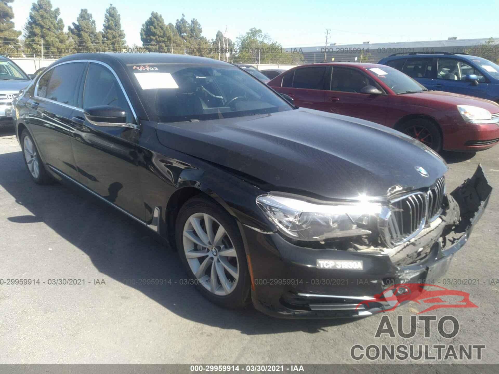 BMW 7 SERIES 2017 - WBA7E2C56HG739182