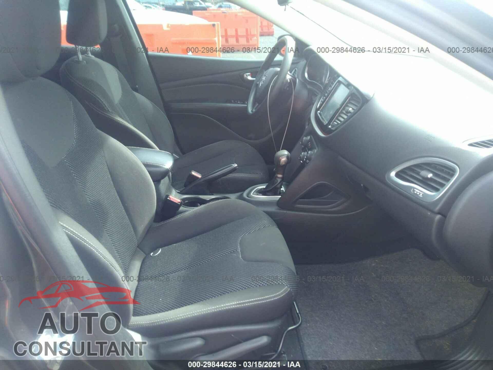 DODGE DART 2016 - 1C3CDFBB1GD752252