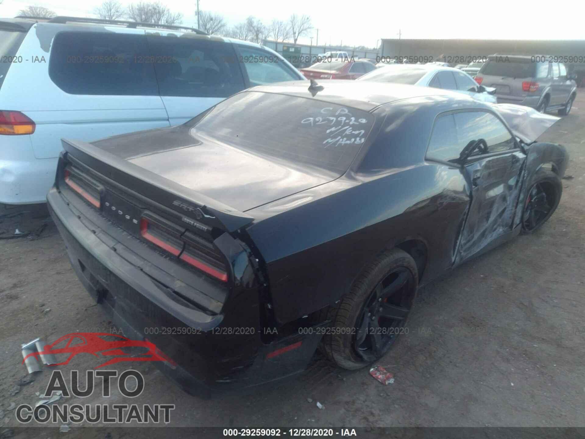 DODGE CHALLENGER 2019 - 2C3CDZC92KH683354
