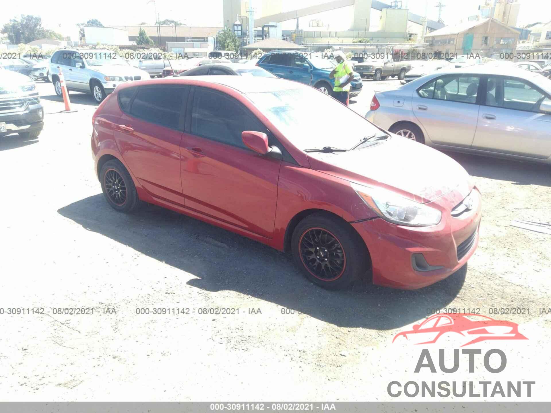 HYUNDAI ACCENT 2017 - KMHCT5AE8HU348334