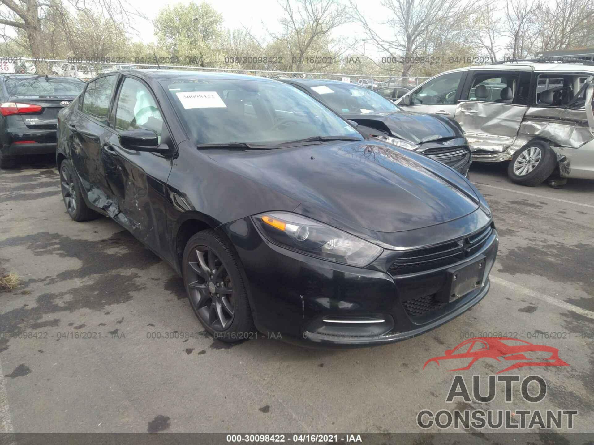 DODGE DART 2016 - 1C3CDFAA2GD516508