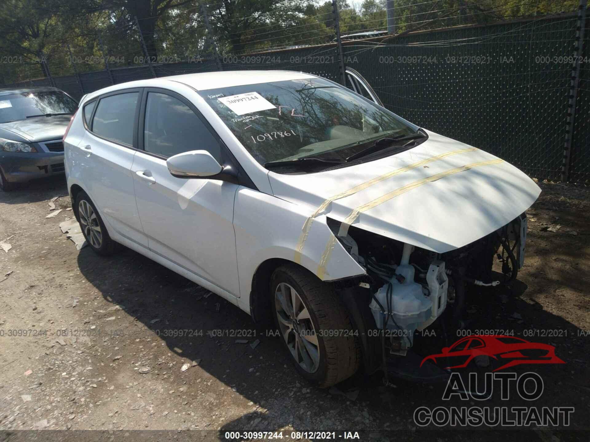 HYUNDAI ACCENT 2016 - KMHCU5AEXGU272773