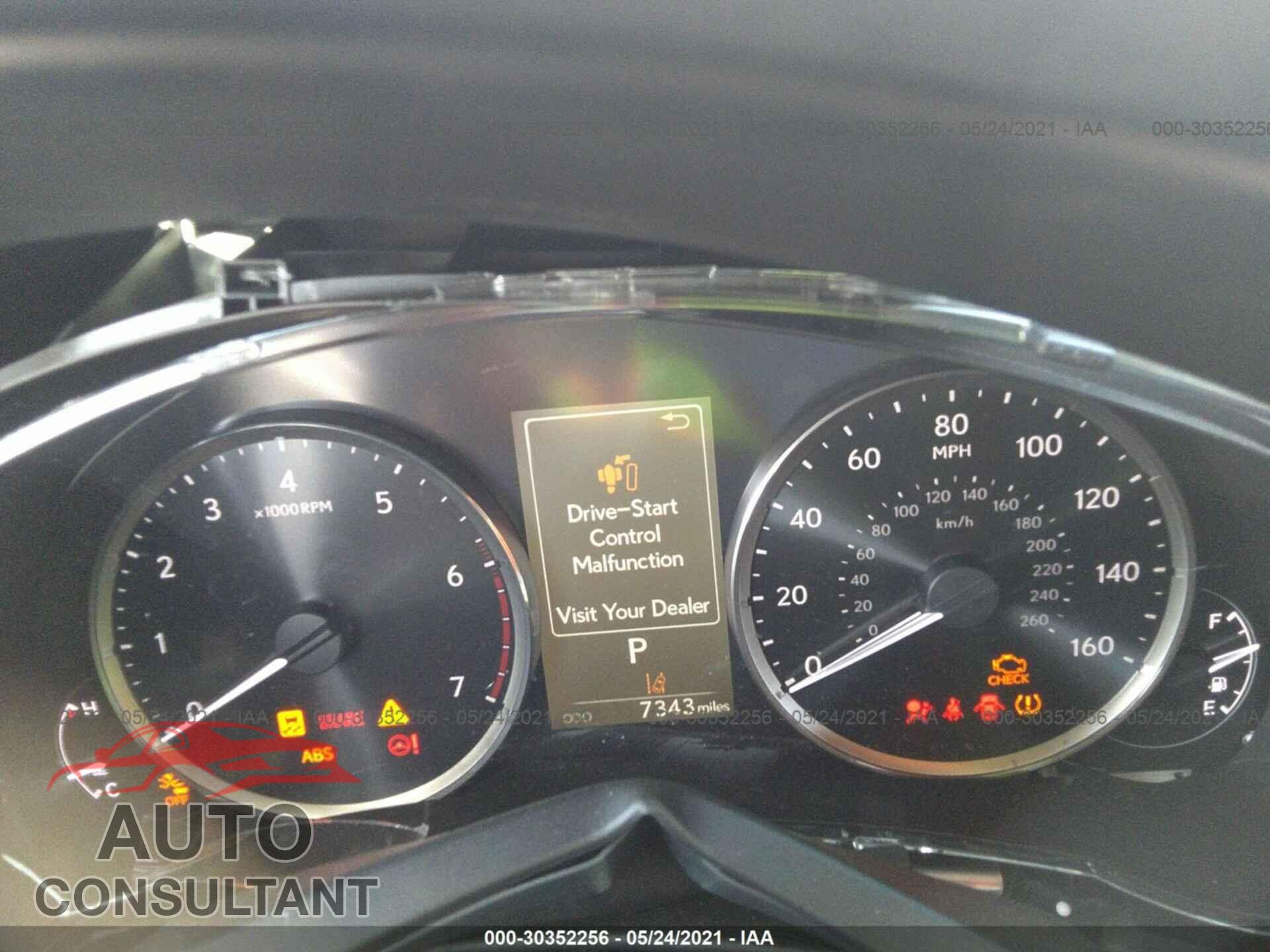 LEXUS IS 2020 - JTHAA1D22L5106801