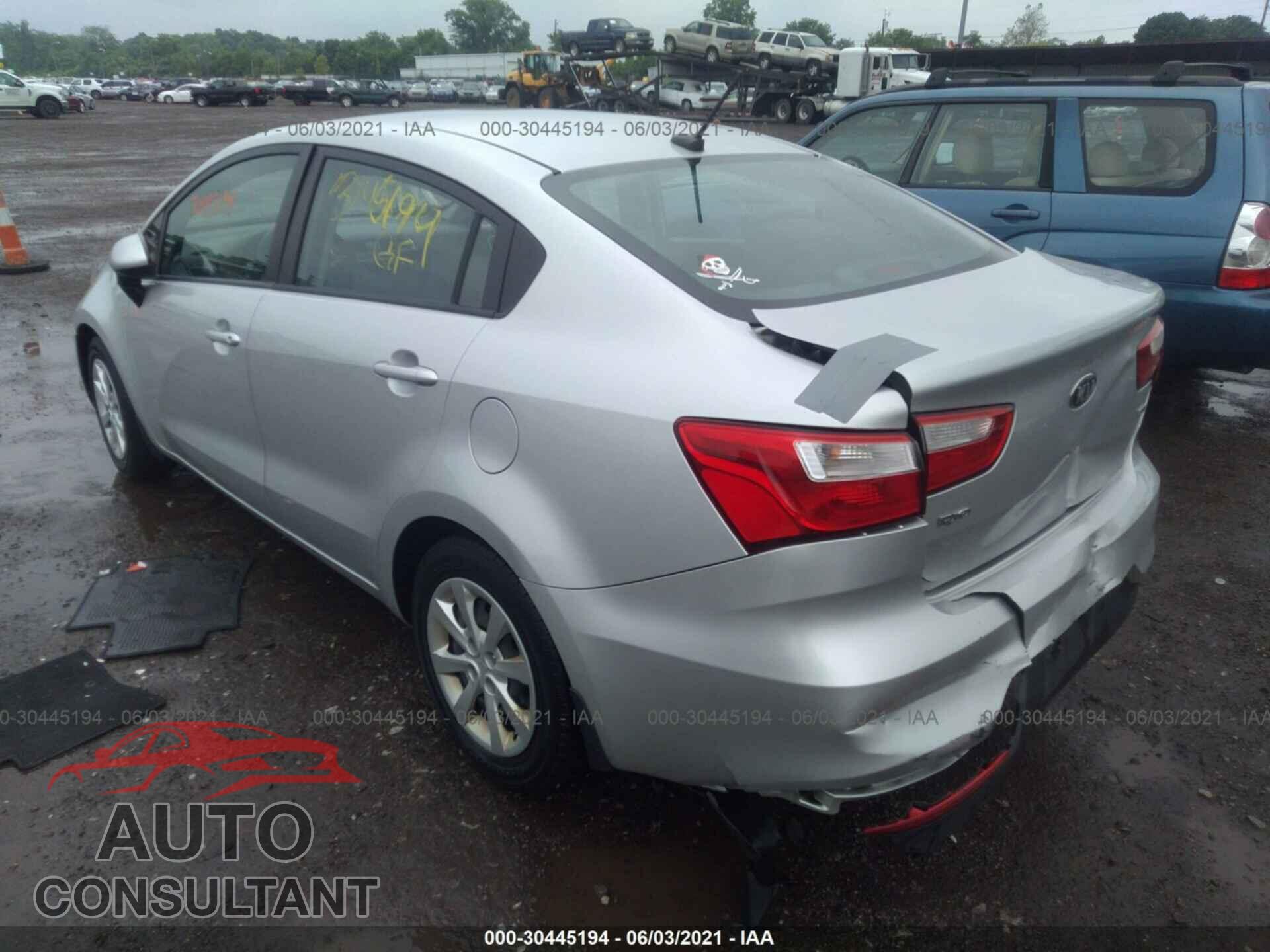 KIA RIO 2016 - KNADM4A39G6599796