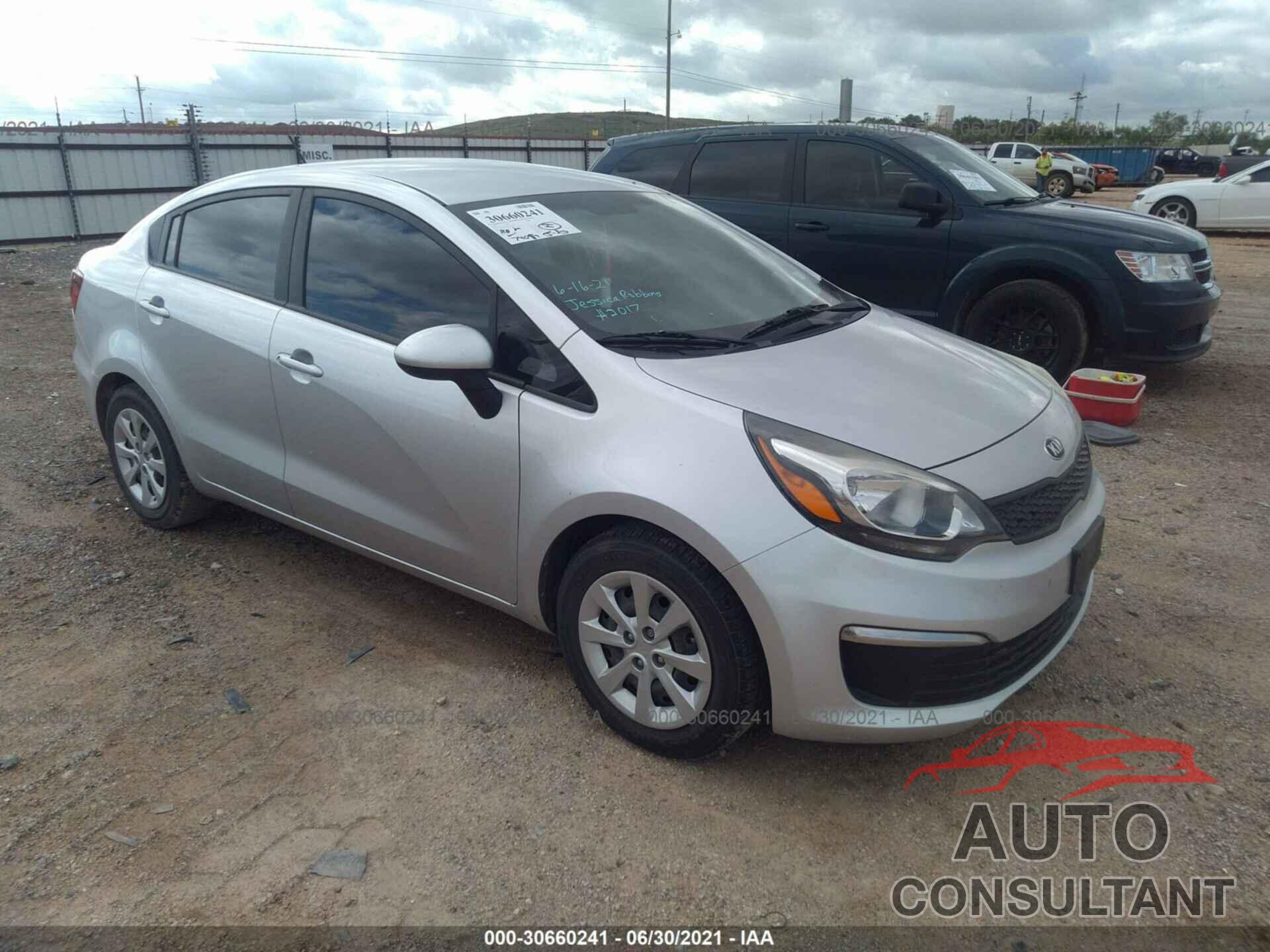 KIA RIO 2016 - KNADM4A31G6691677