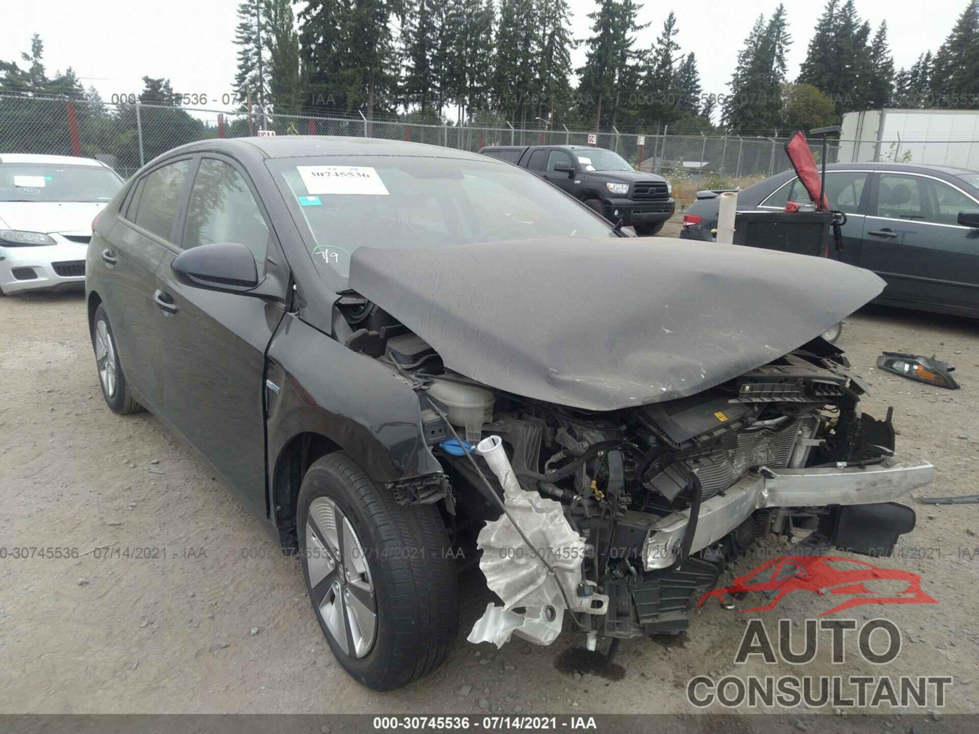 HYUNDAI IONIQ HYBRID 2019 - KMHC65LC2KU109422