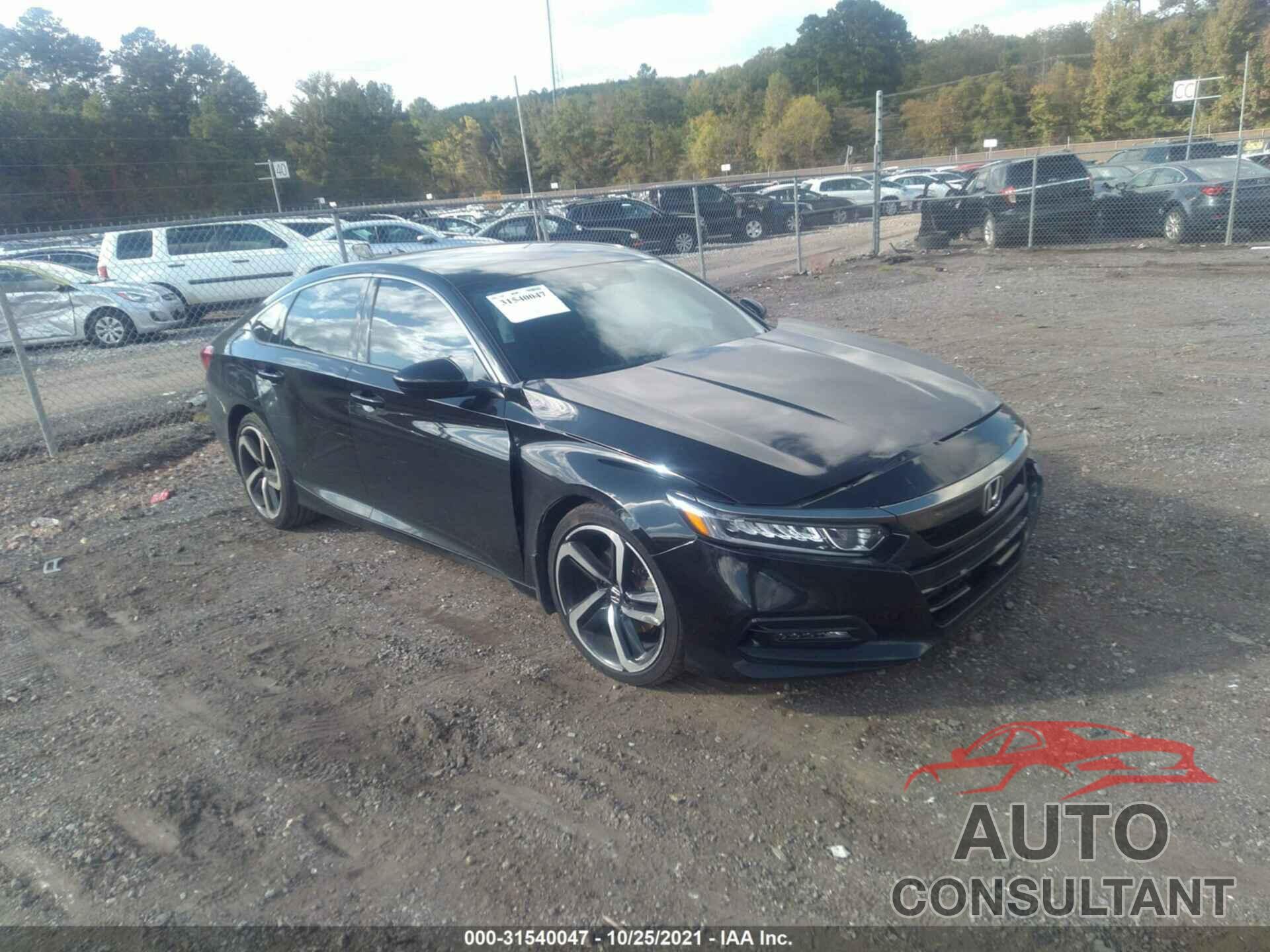 HONDA ACCORD SEDAN 2018 - 1HGCV1F38JA172408