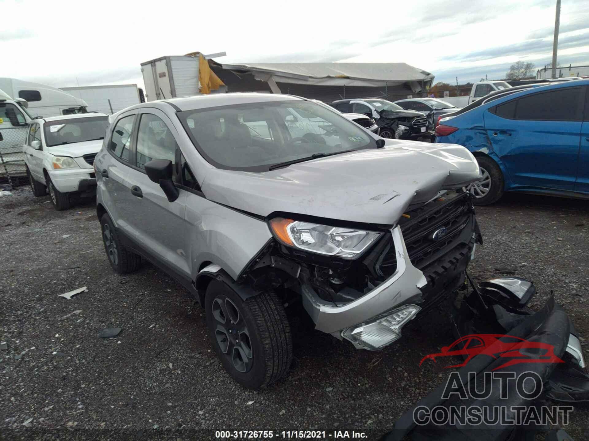 FORD ECOSPORT 2020 - MAJ6S3FLXLC317901