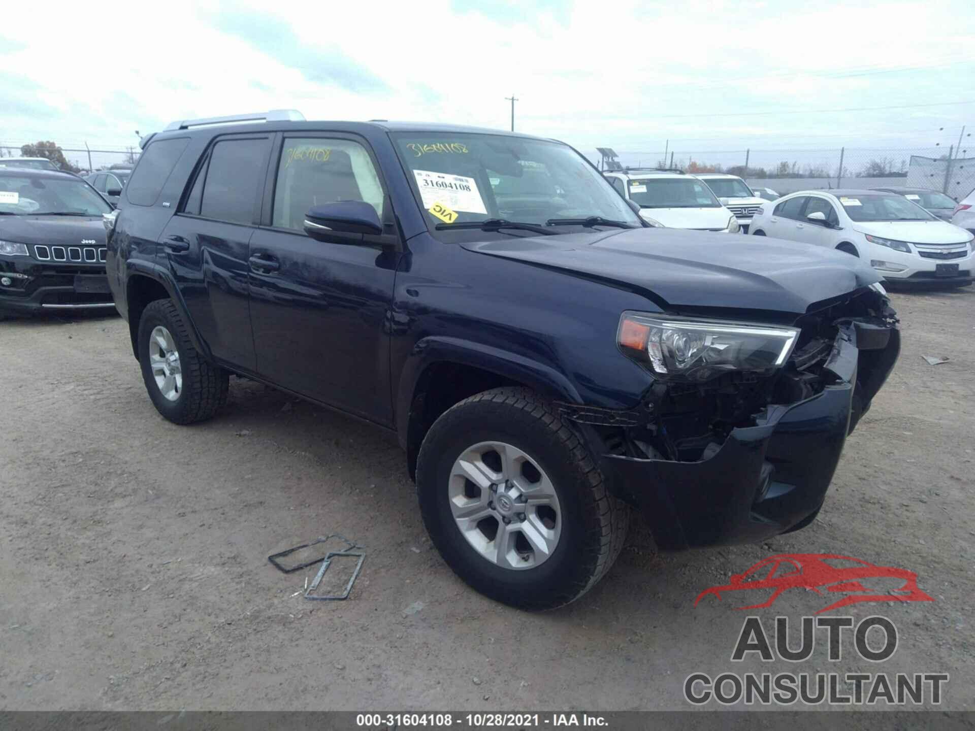 TOYOTA 4RUNNER 2016 - JTEBU5JR7G5308184