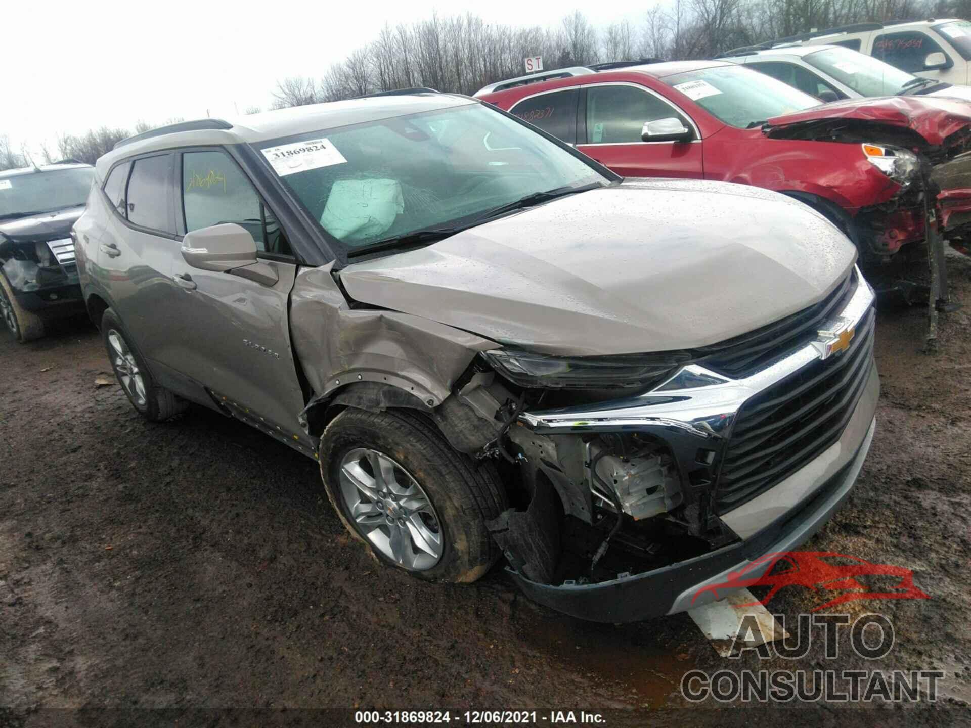 CHEVROLET BLAZER 2021 - 3GNKBCRS8MS512345