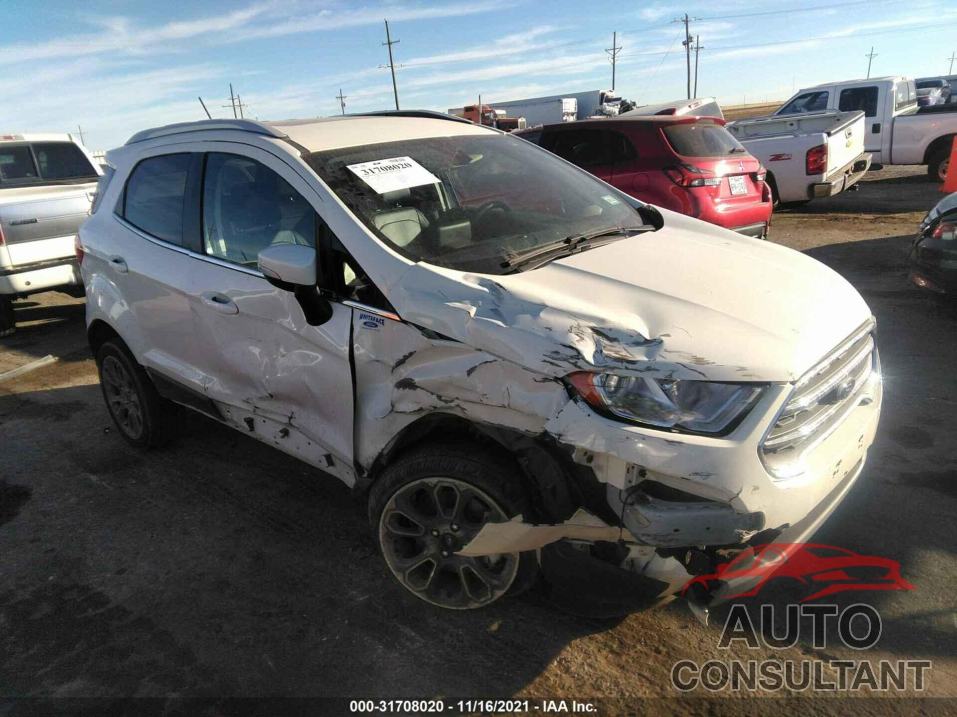 FORD ECOSPORT 2020 - MAJ6S3KL9LC358171