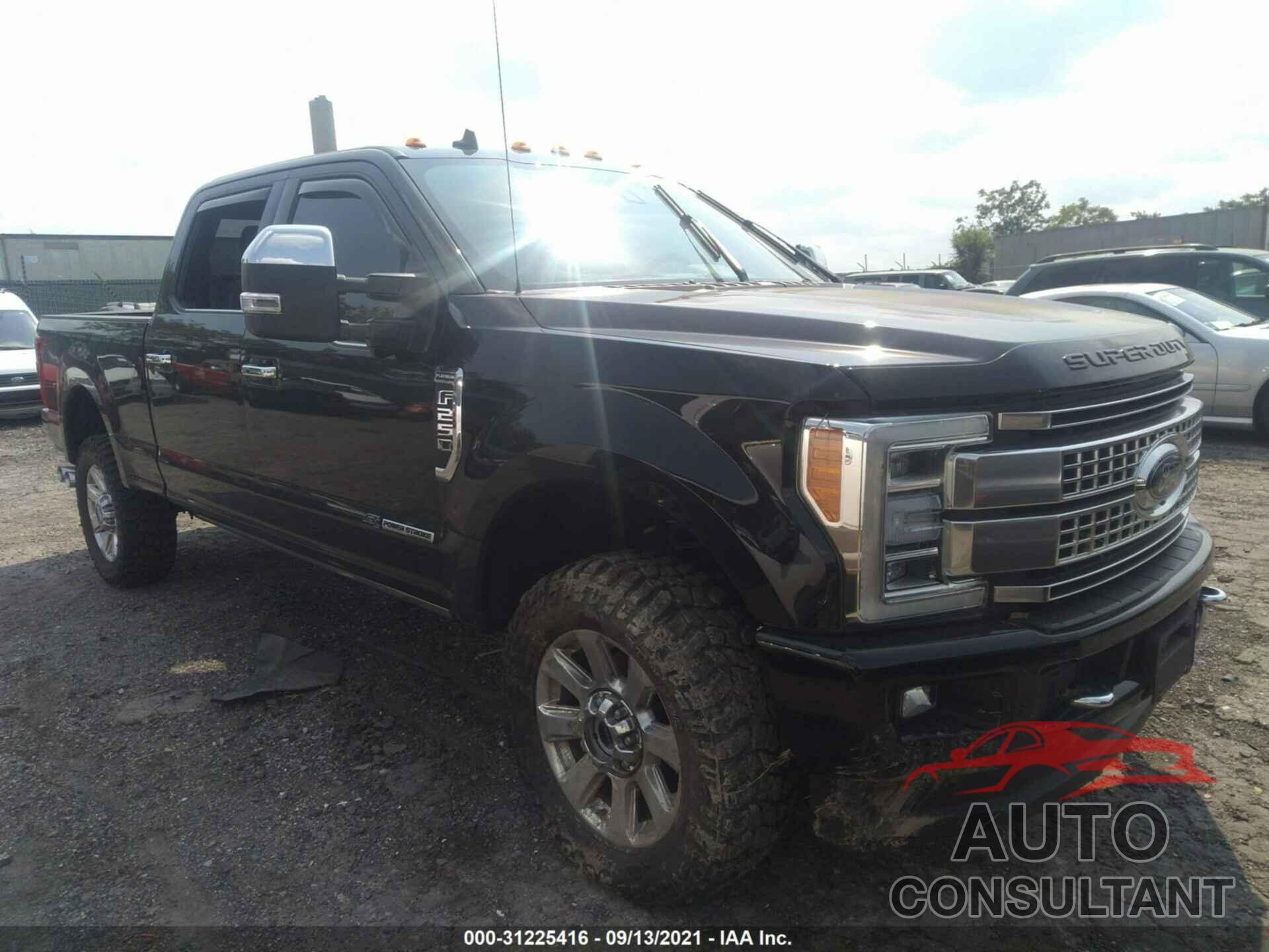 FORD SUPER DUTY F-250 SRW 2019 - 1FT7W2BT9KEF08635