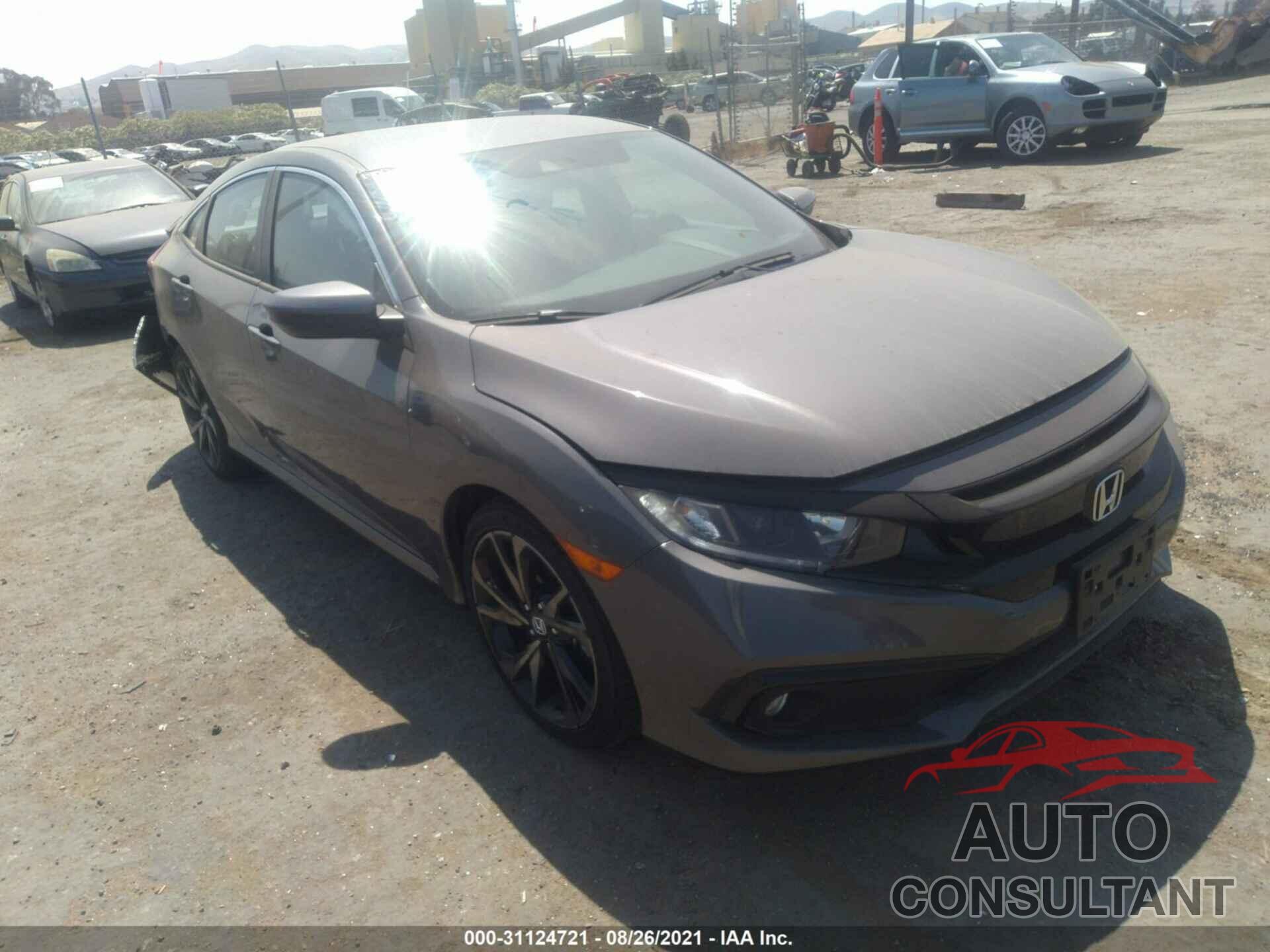 HONDA CIVIC SEDAN 2019 - 2HGFC2F81KH530536