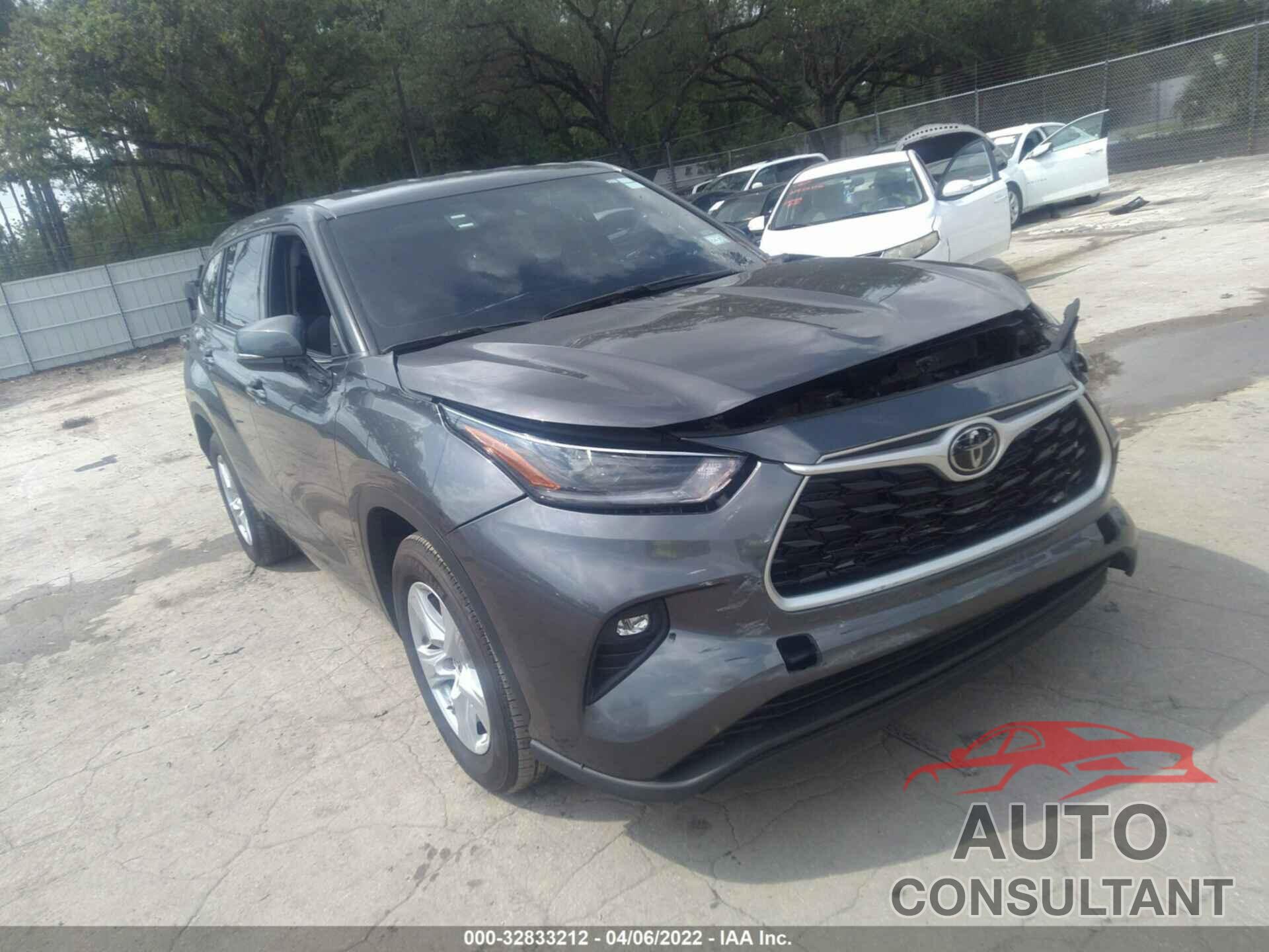 TOYOTA HIGHLANDER 2021 - 5TDZZRAHXMS065804