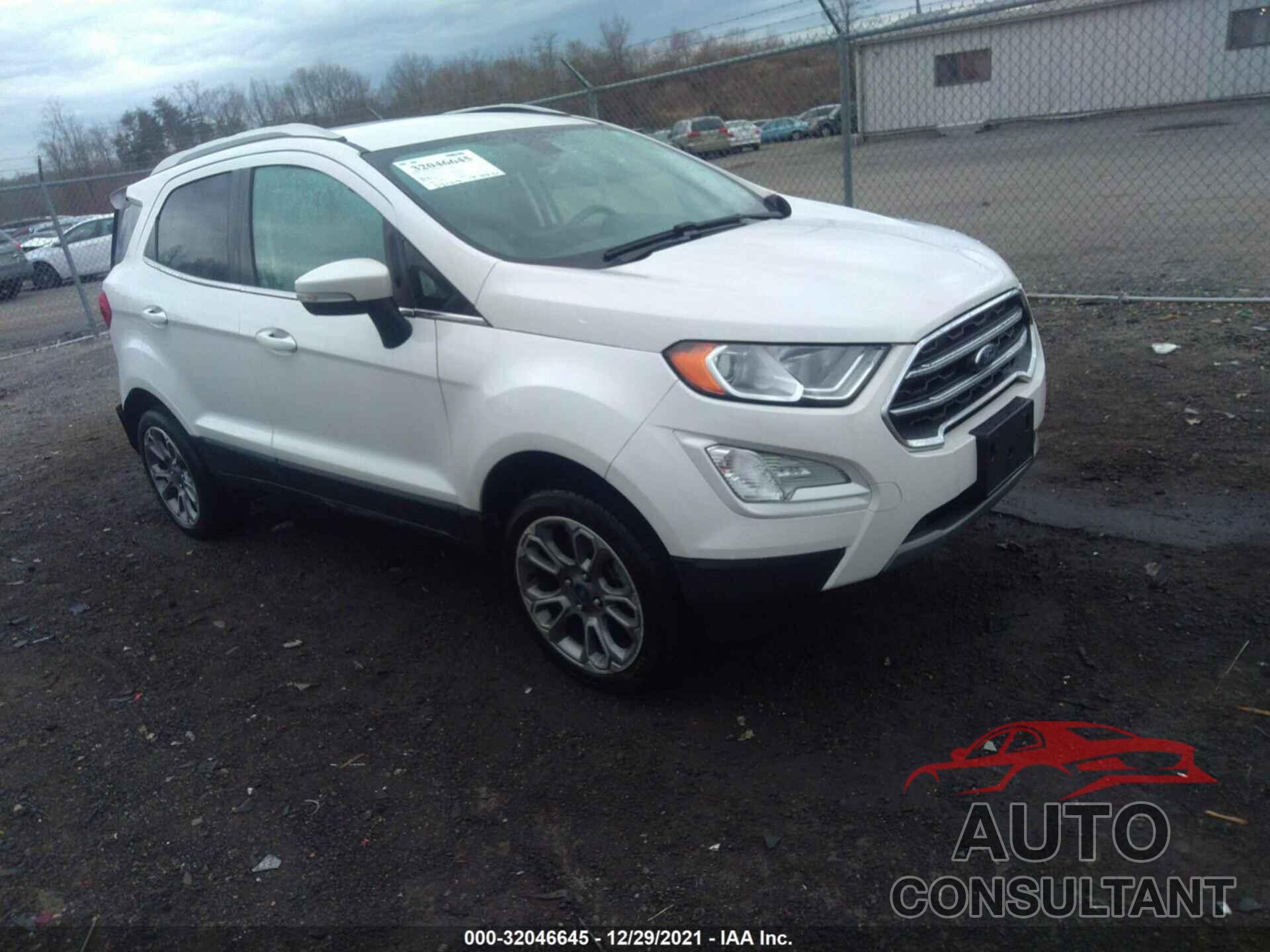 FORD ECOSPORT 2018 - MAJ6P1WL3JC249606