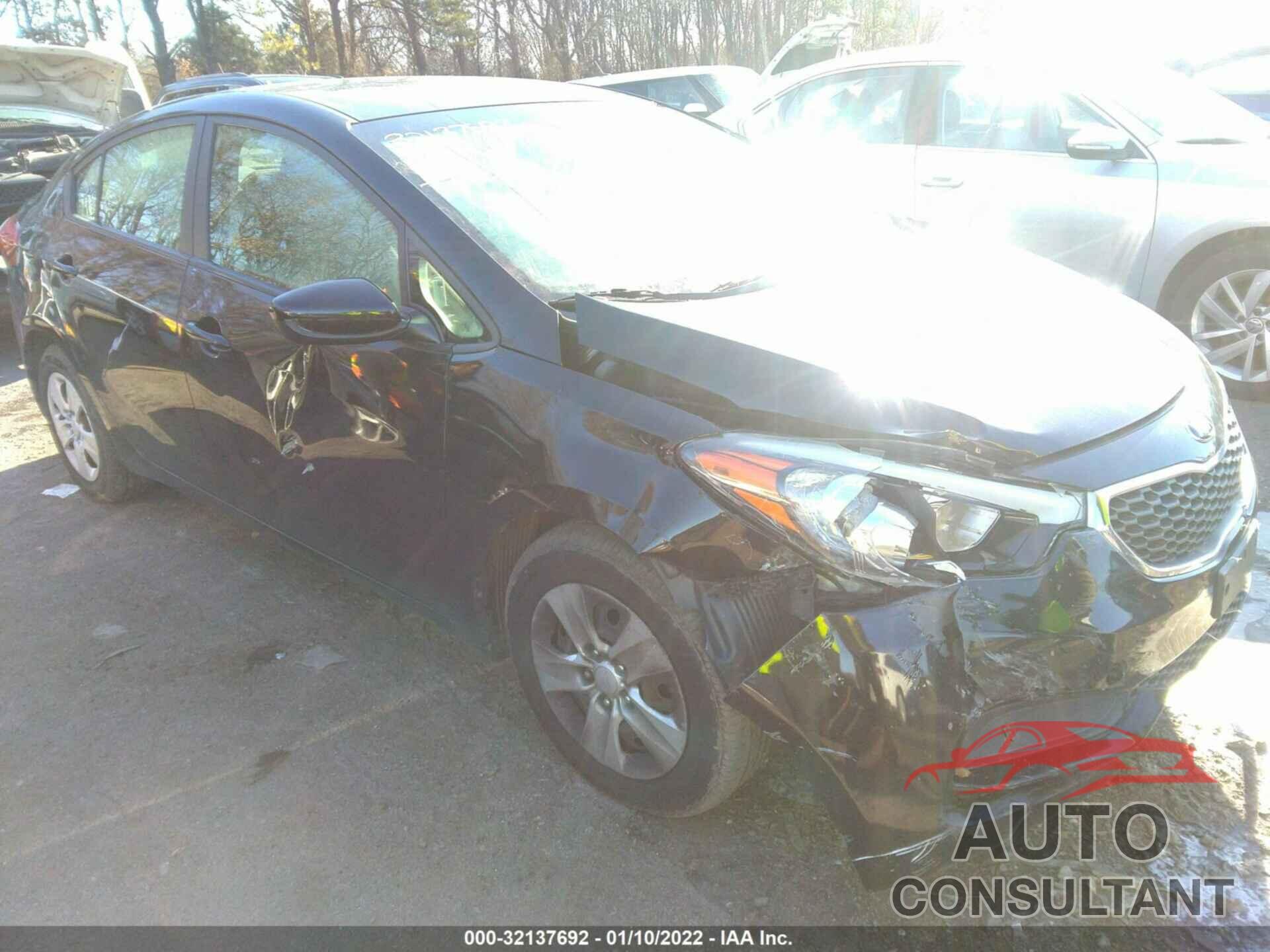 KIA FORTE 2016 - KNAFK4A64G5543103