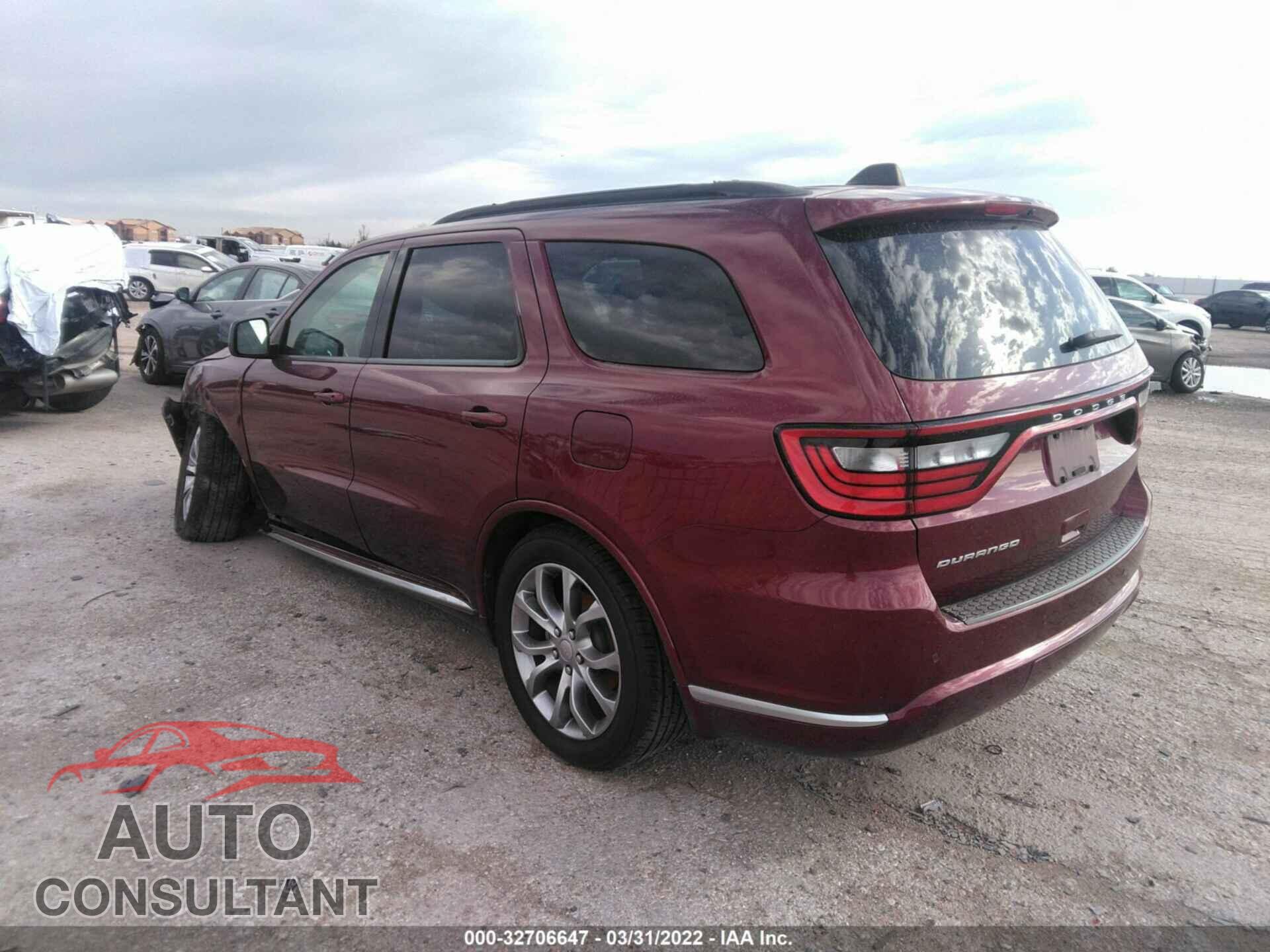 DODGE DURANGO 2017 - 1C4RDHAGXHC766320