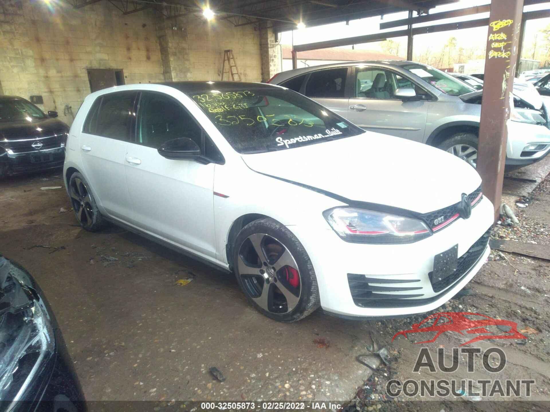 VOLKSWAGEN GOLF GTI 2016 - 3VW4T7AU5GM027380