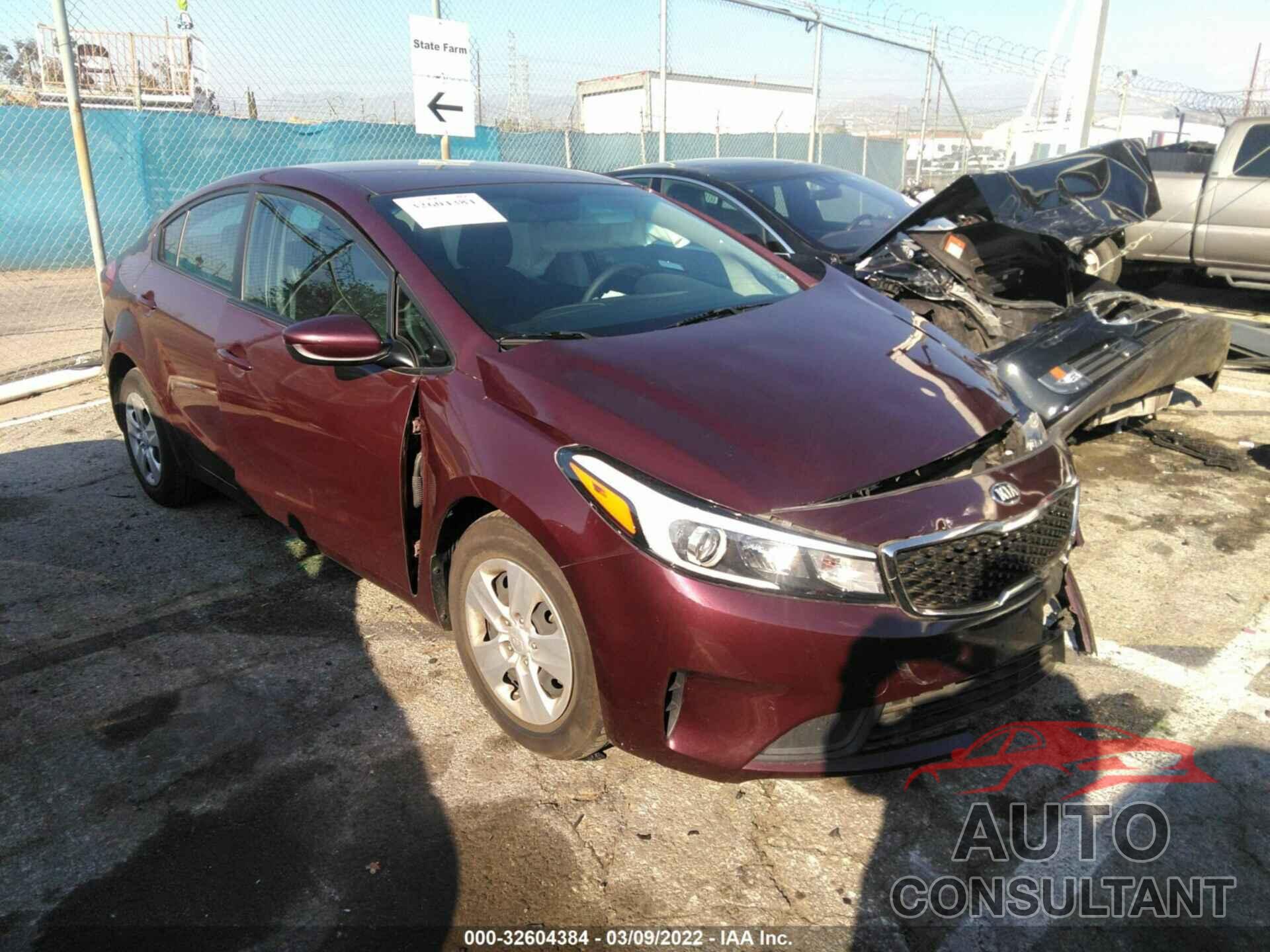 KIA FORTE 2017 - 3KPFK4A78HE016716