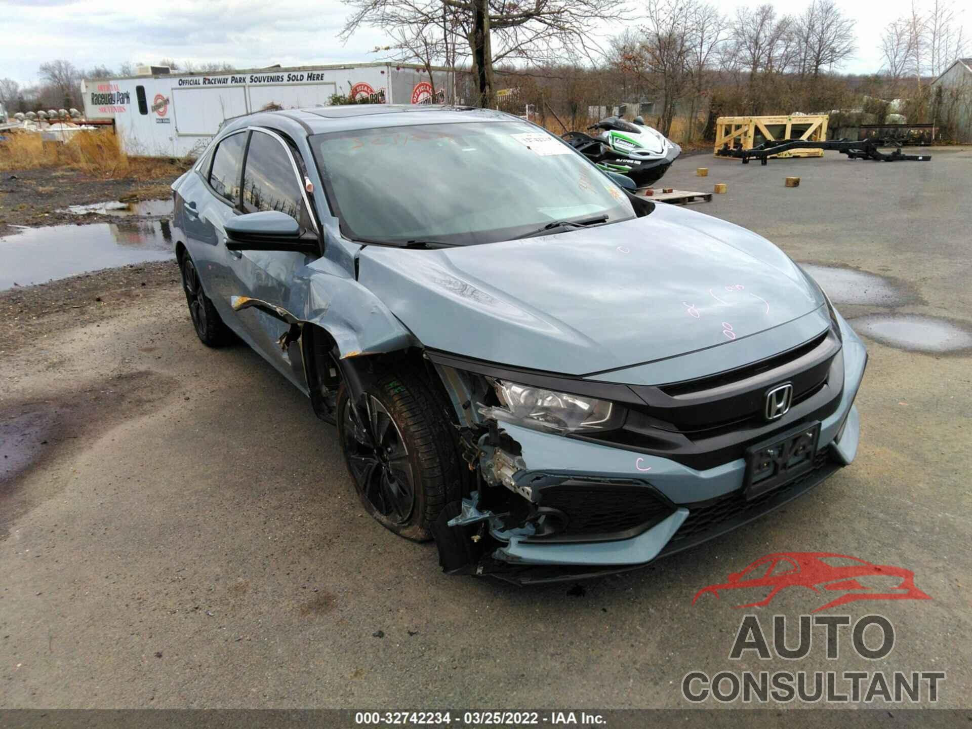 HONDA CIVIC HATCHBACK 2017 - SHHFK7H53HU400644