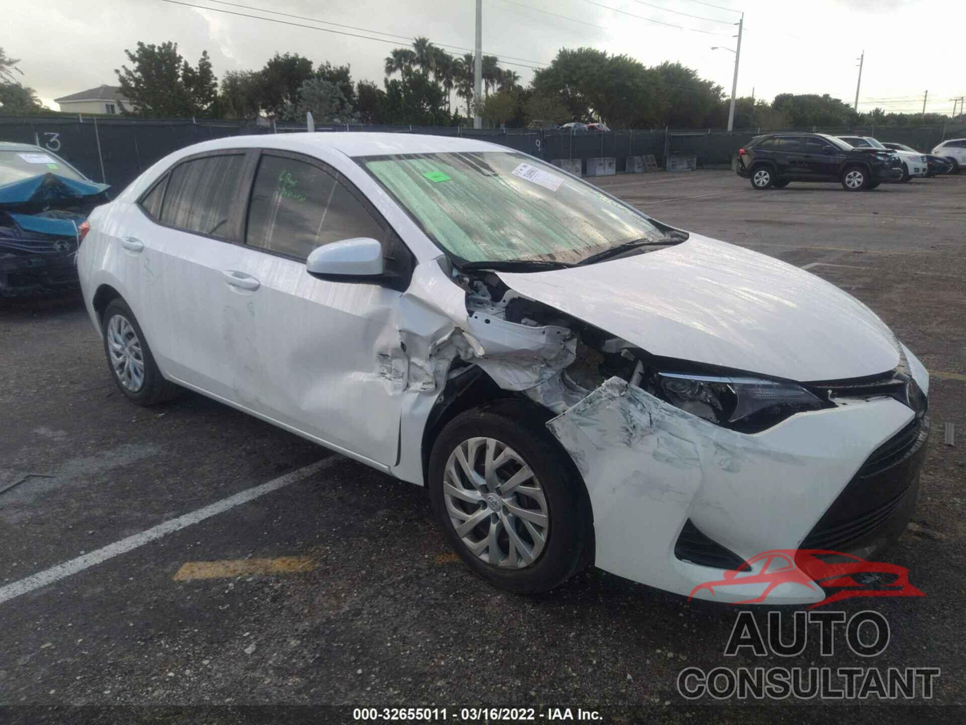 TOYOTA COROLLA 2019 - 5YFBURHE1KP906975