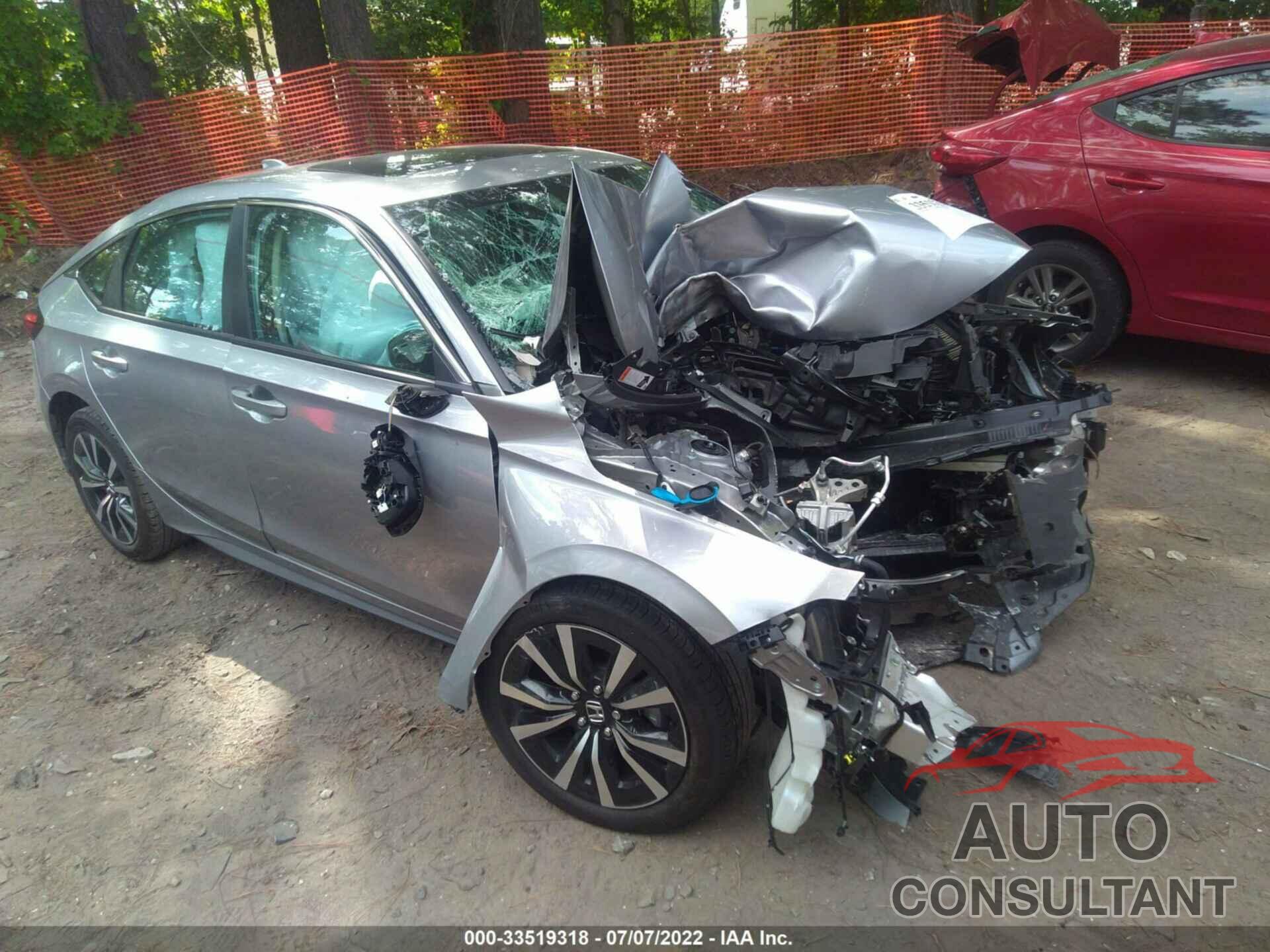 HONDA CIVIC HATCHBACK 2022 - 19XFL1H72NE012285