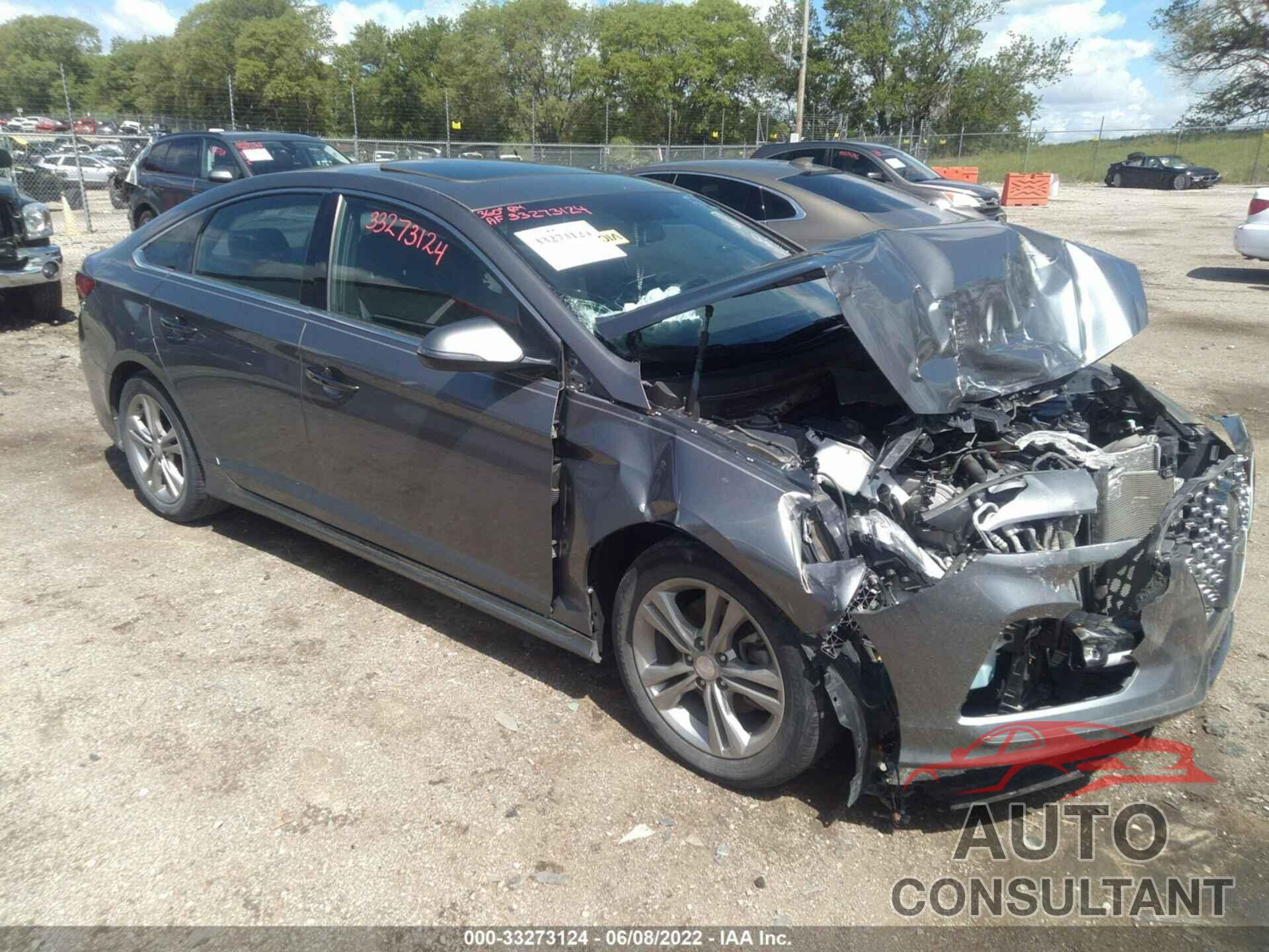 HYUNDAI SONATA 2018 - 5NPE34AF0JH717977