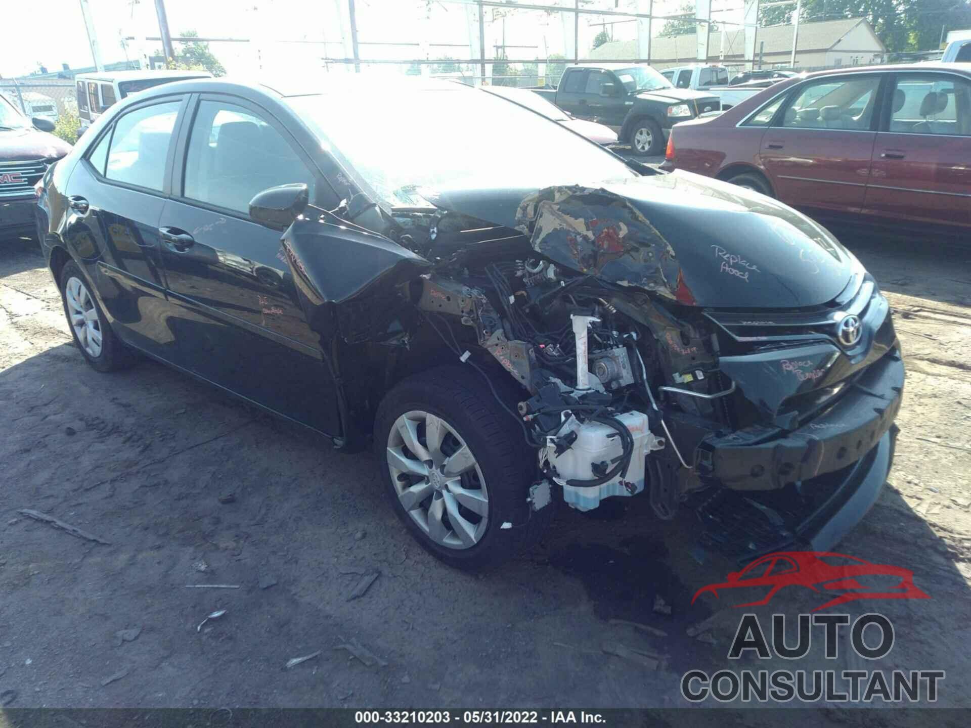TOYOTA COROLLA 2016 - 2T1BURHE6GC730206