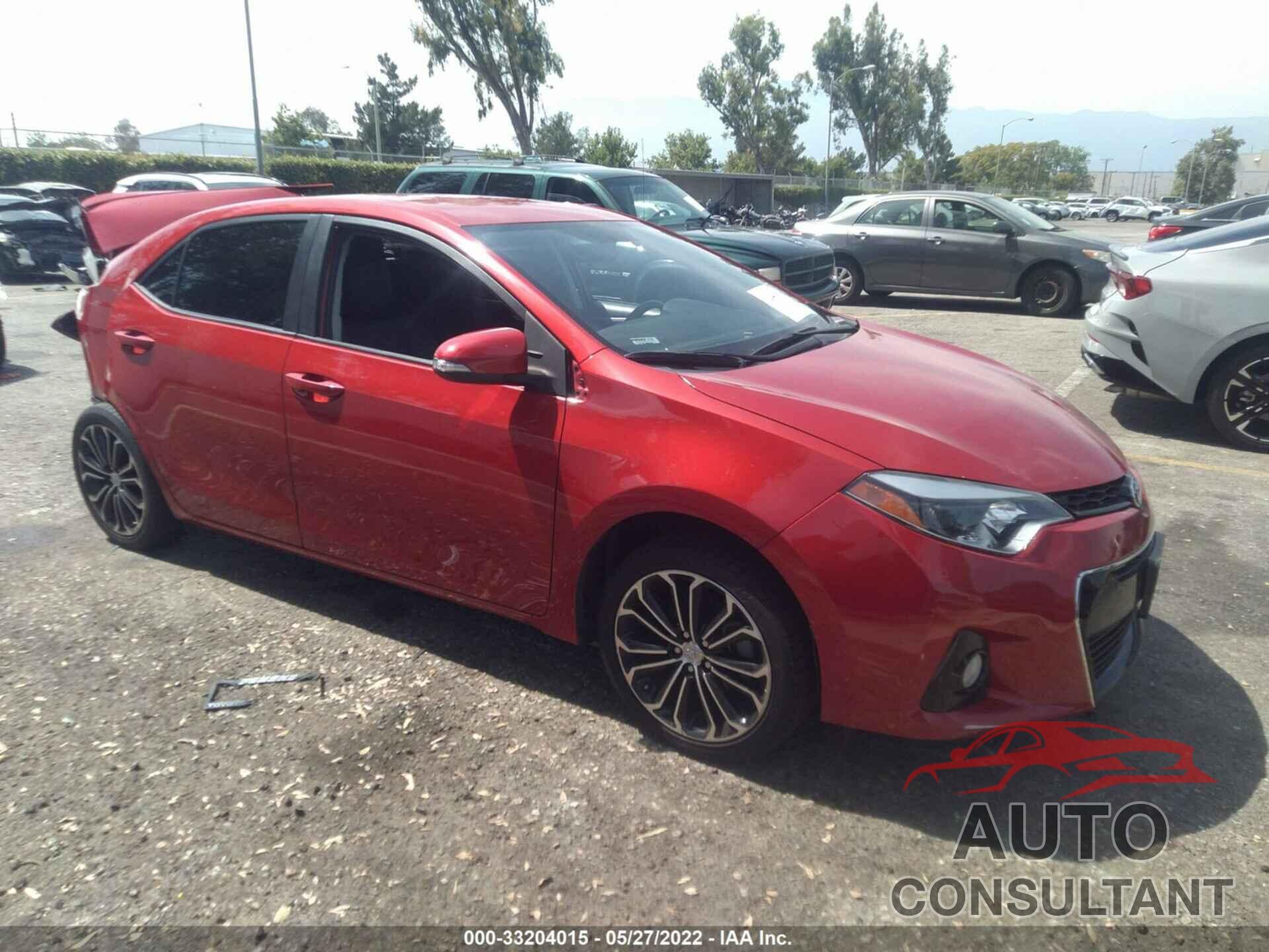 TOYOTA COROLLA 2016 - 5YFBURHE4GP420166