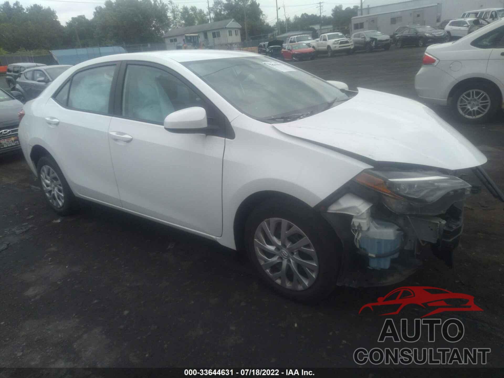 TOYOTA COROLLA 2019 - 5YFBURHE4KP872952