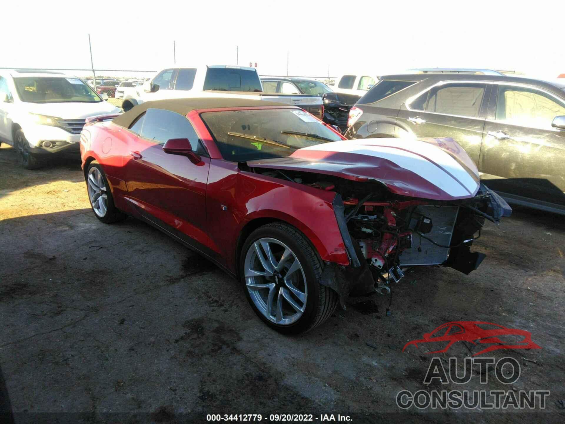 CHEVROLET CAMARO 2021 - 1G1FD3DS9M0141109