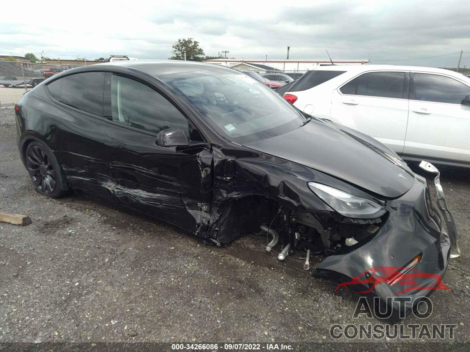 TESLA MODEL Y 2022 - 7SAYGDEF6NF319921