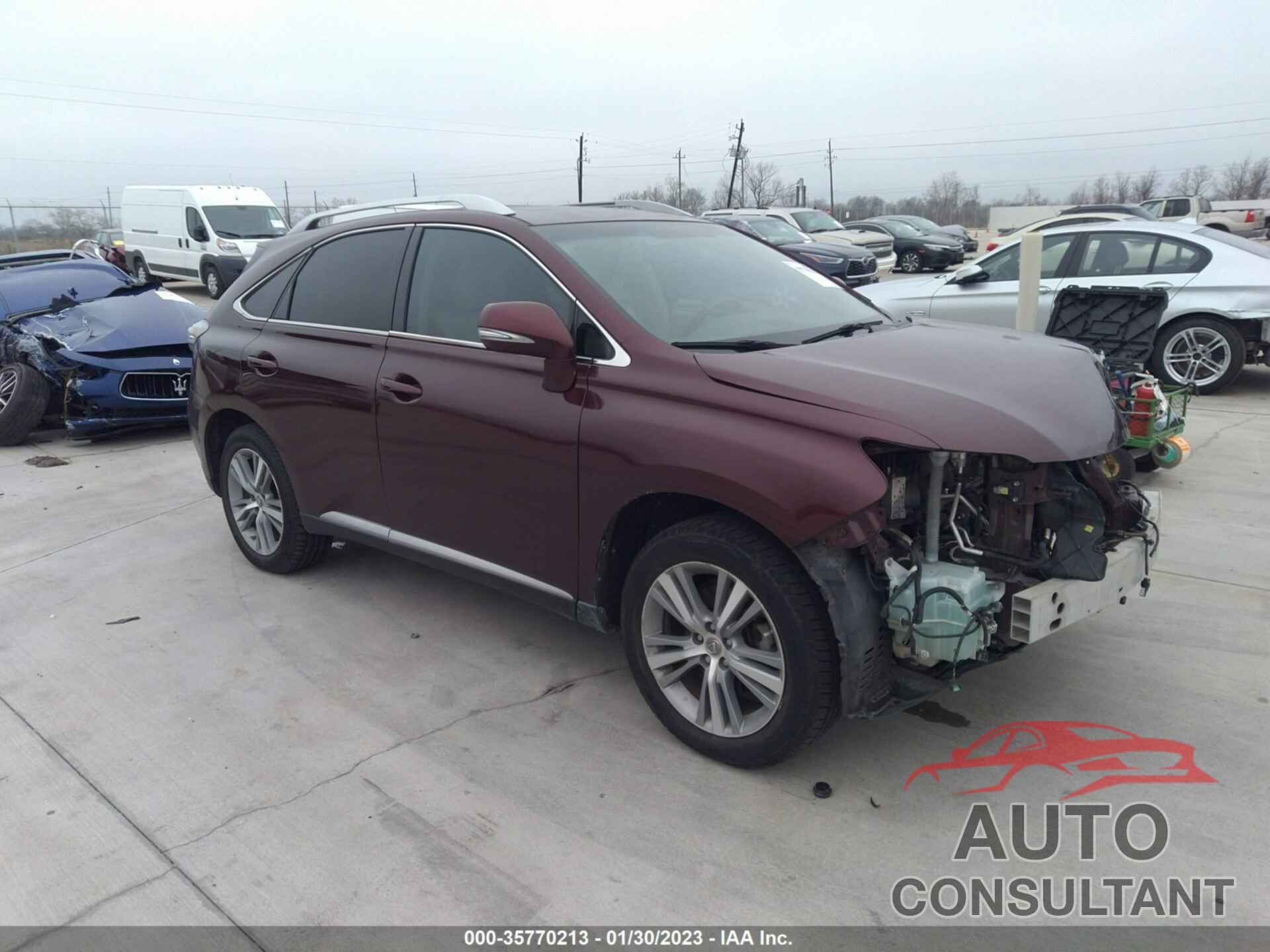 LEXUS RX 350 2015 - 2T2ZK1BAXFC186850