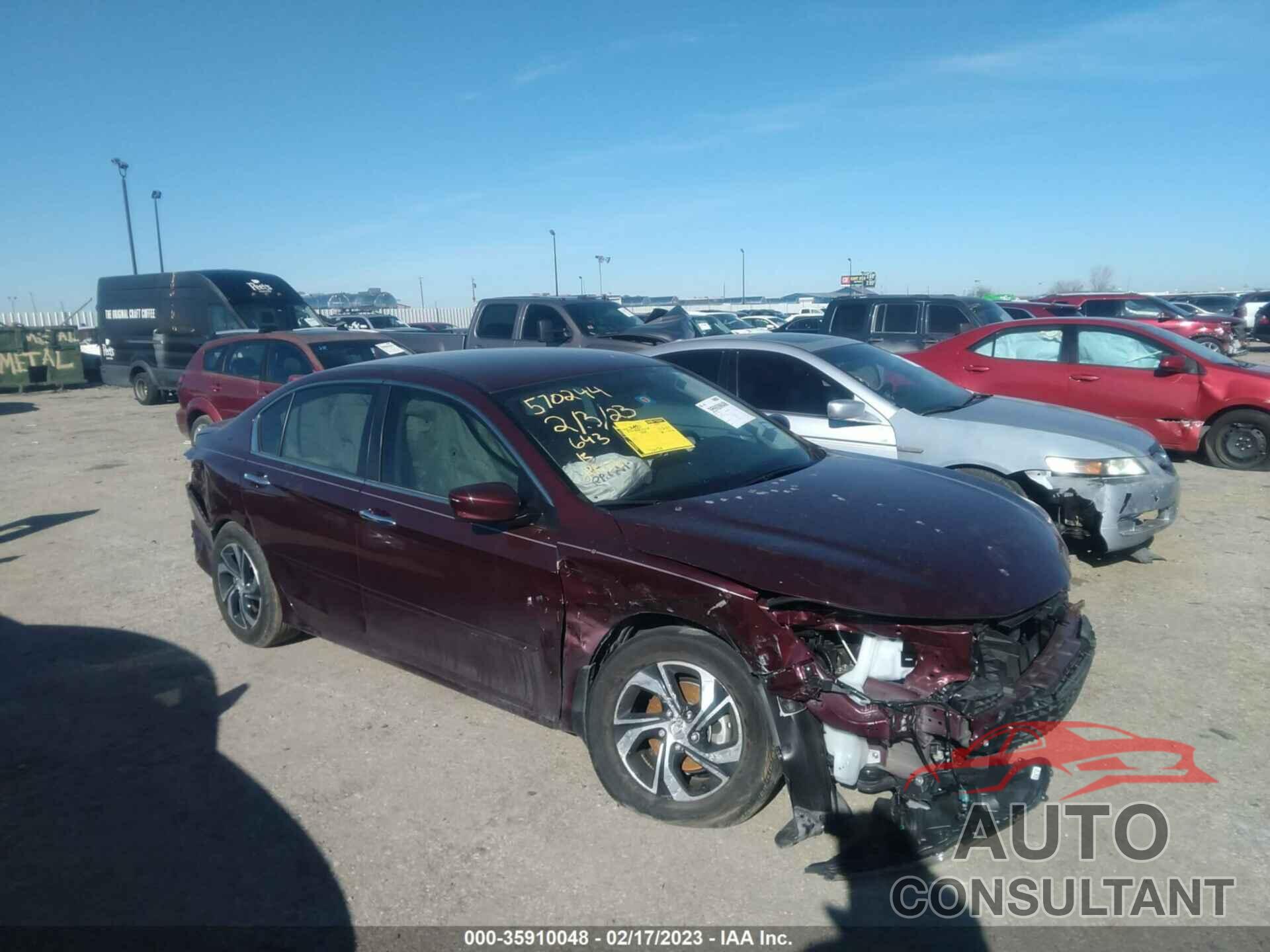 HONDA ACCORD SEDAN 2016 - 1HGCR2F3XGA243448