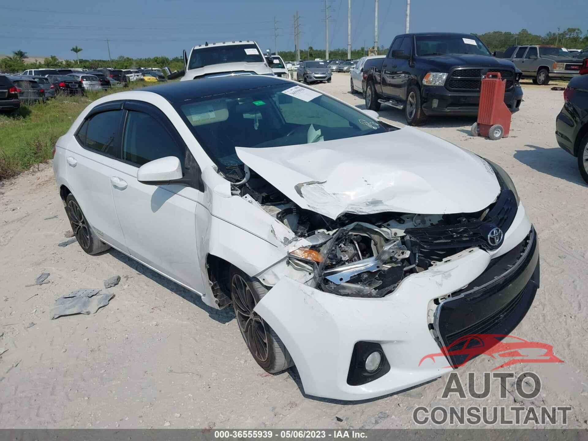 TOYOTA COROLLA 2016 - 5YFBURHE4GP475152