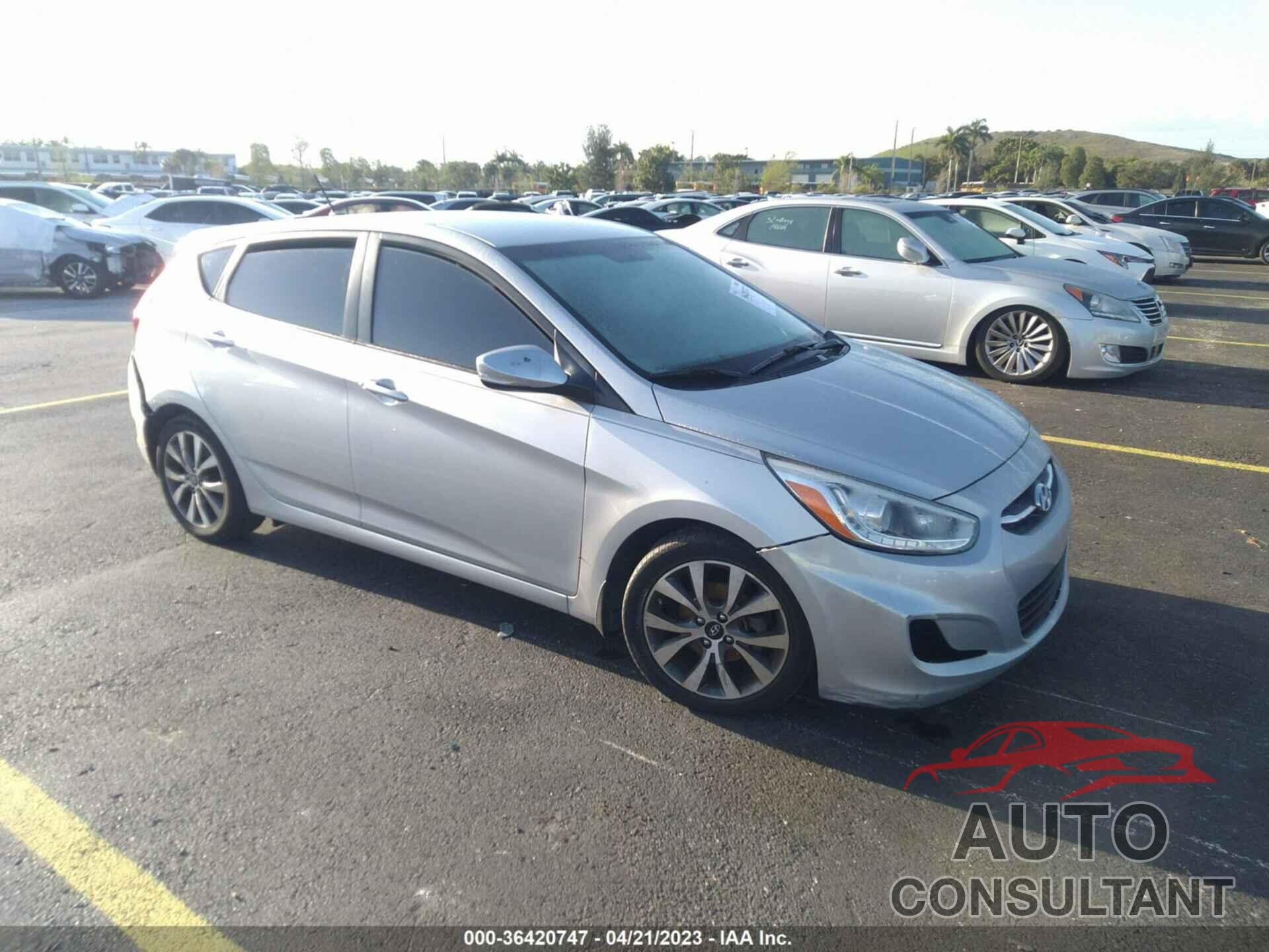 HYUNDAI ACCENT 2015 - KMHCU5AE5FU201253