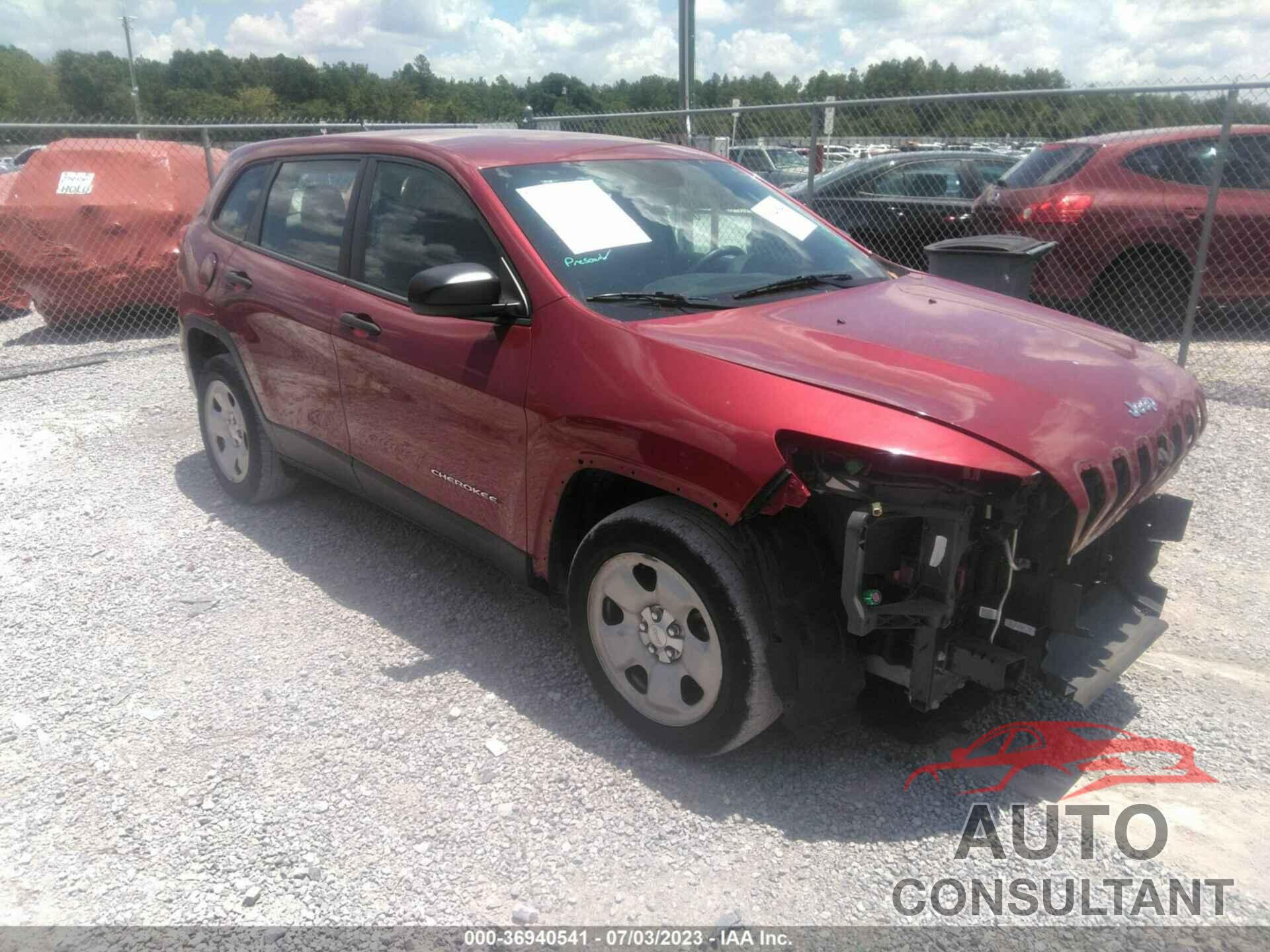 JEEP CHEROKEE 2016 - 1C4PJLAB2GW200835