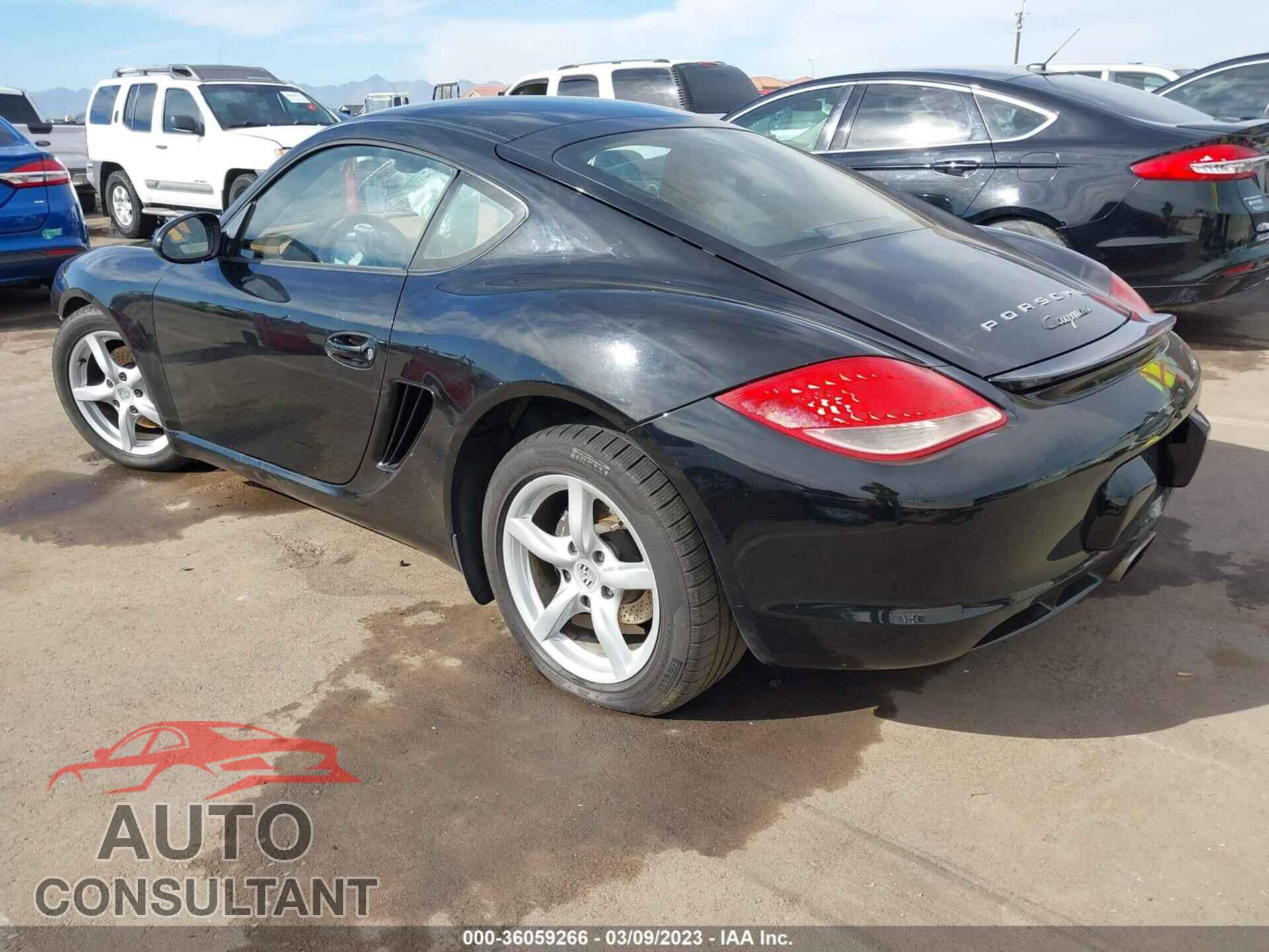 PORSCHE CAYMAN 2012 - WP0AA2A80CS760116