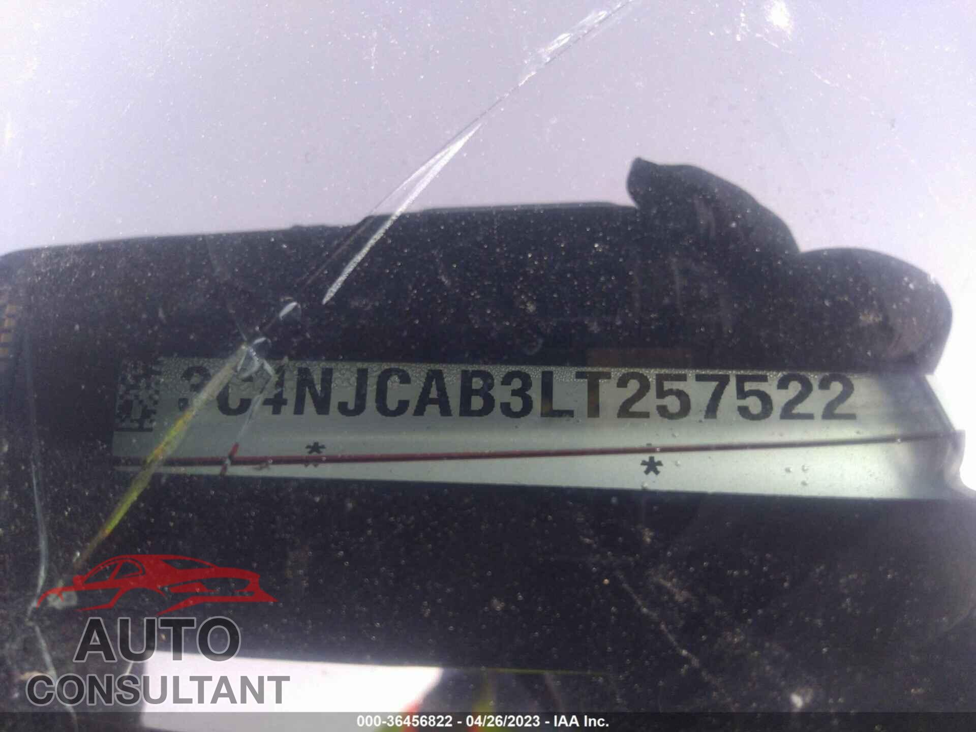 JEEP COMPASS 2020 - 3C4NJCAB3LT257522
