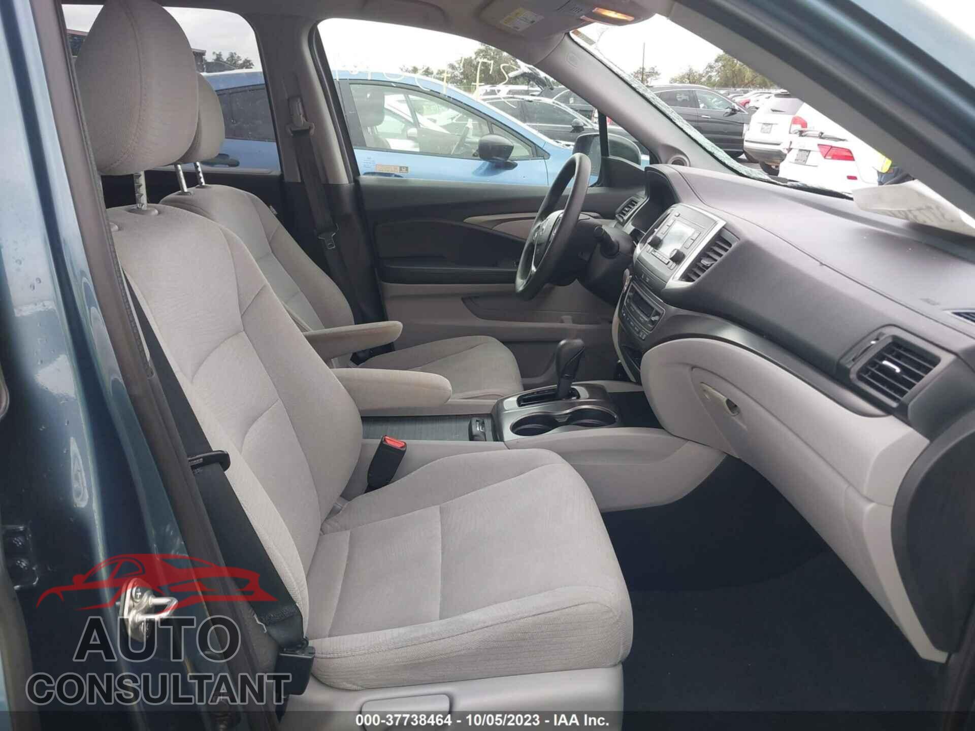 HONDA PILOT 2017 - 5FNYF5H1XHB044001