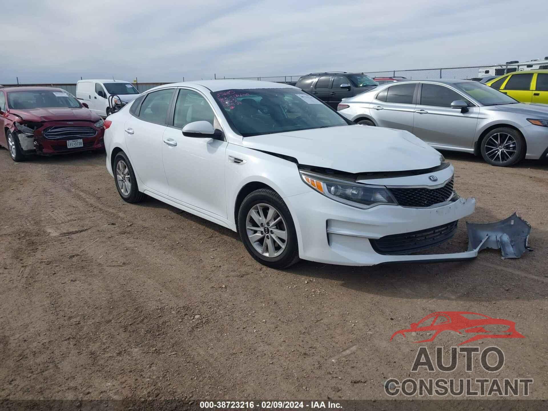 KIA OPTIMA 2016 - 5XXGT4L30GG055463