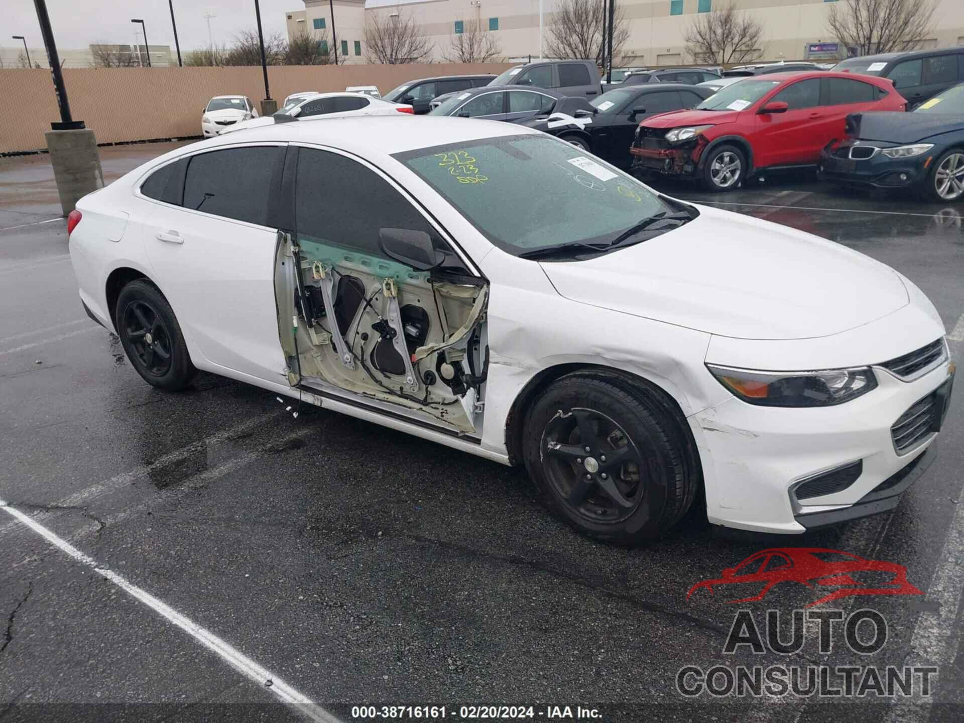 CHEVROLET MALIBU 2017 - 1G1ZC5STXHF214689