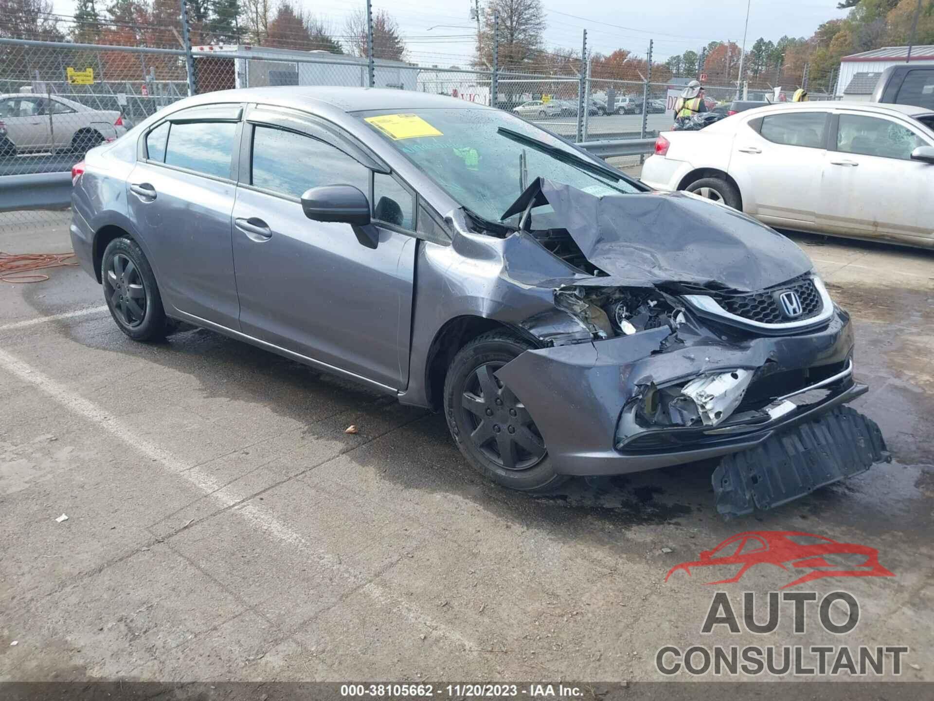 HONDA CIVIC 2015 - 2HGFB2F53FH564556